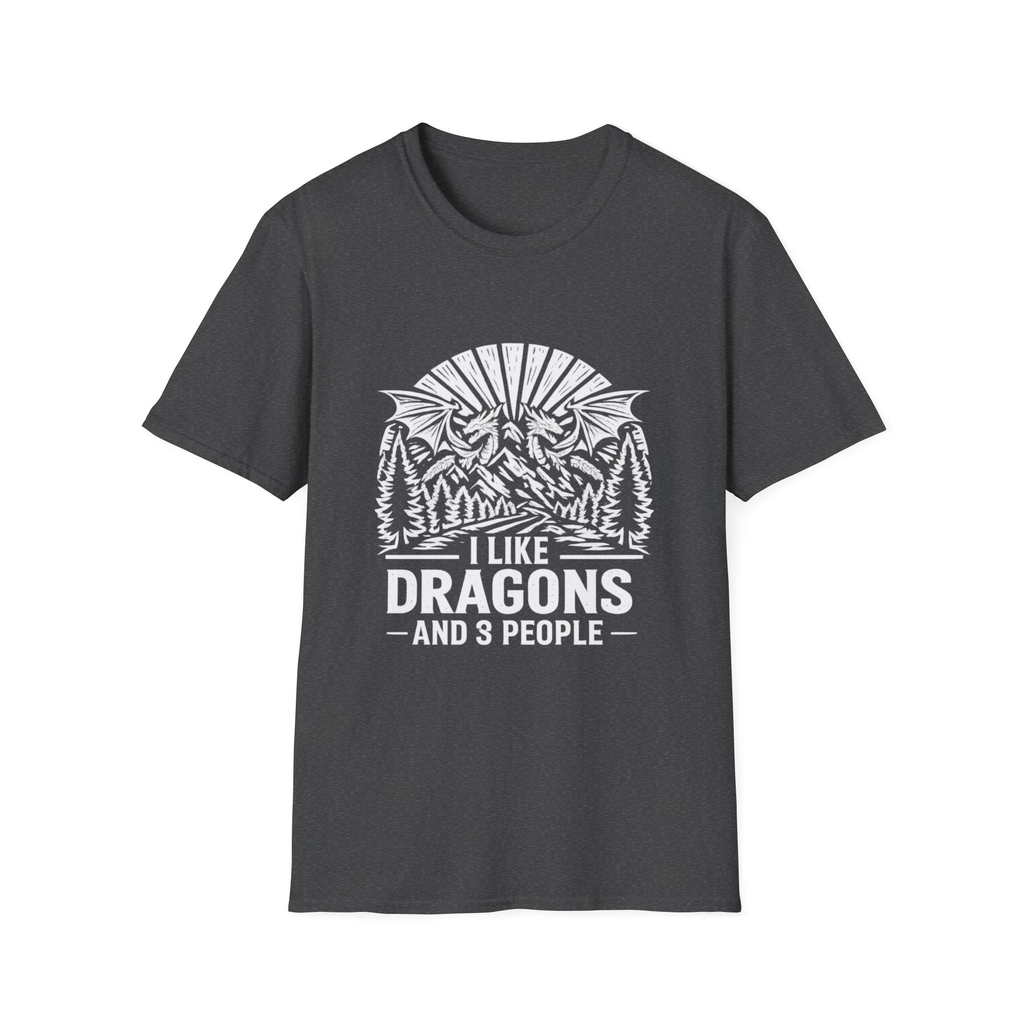 I Like Dragons And 3 People T-Shirt