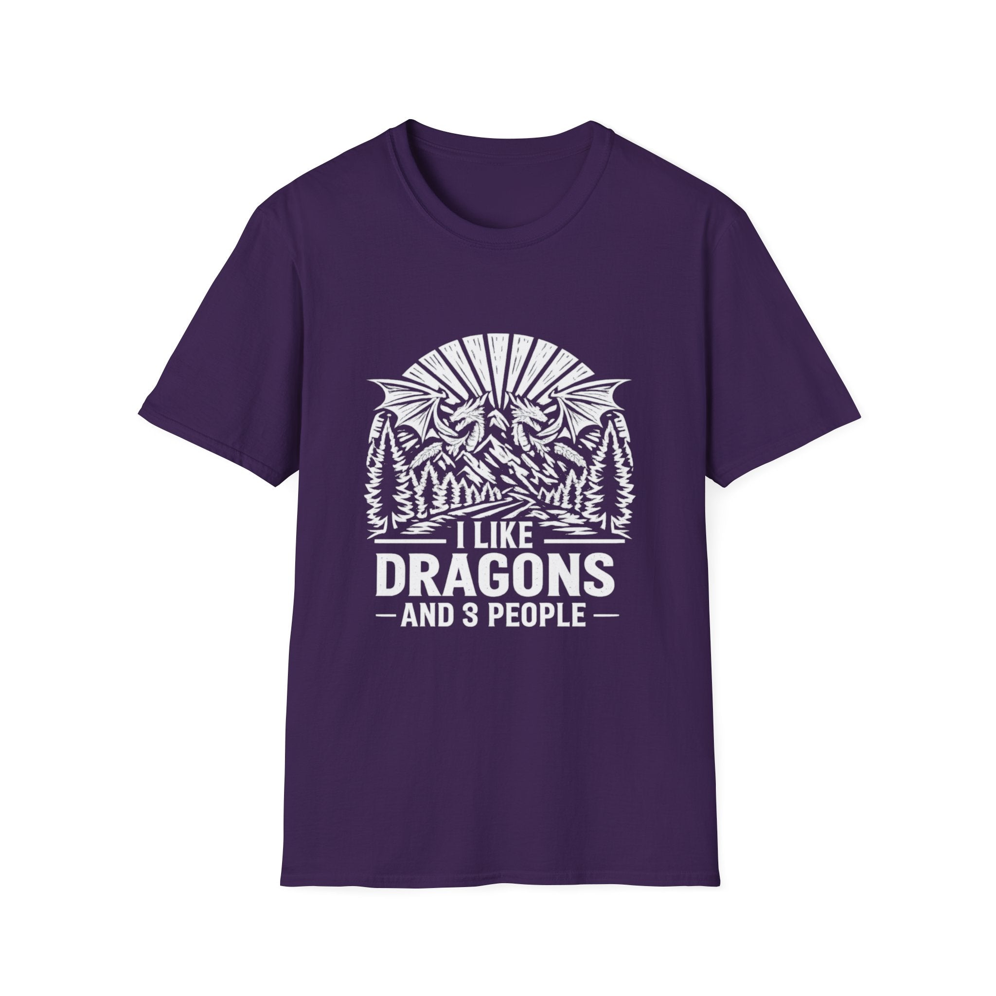I Like Dragons And 3 People T-Shirt