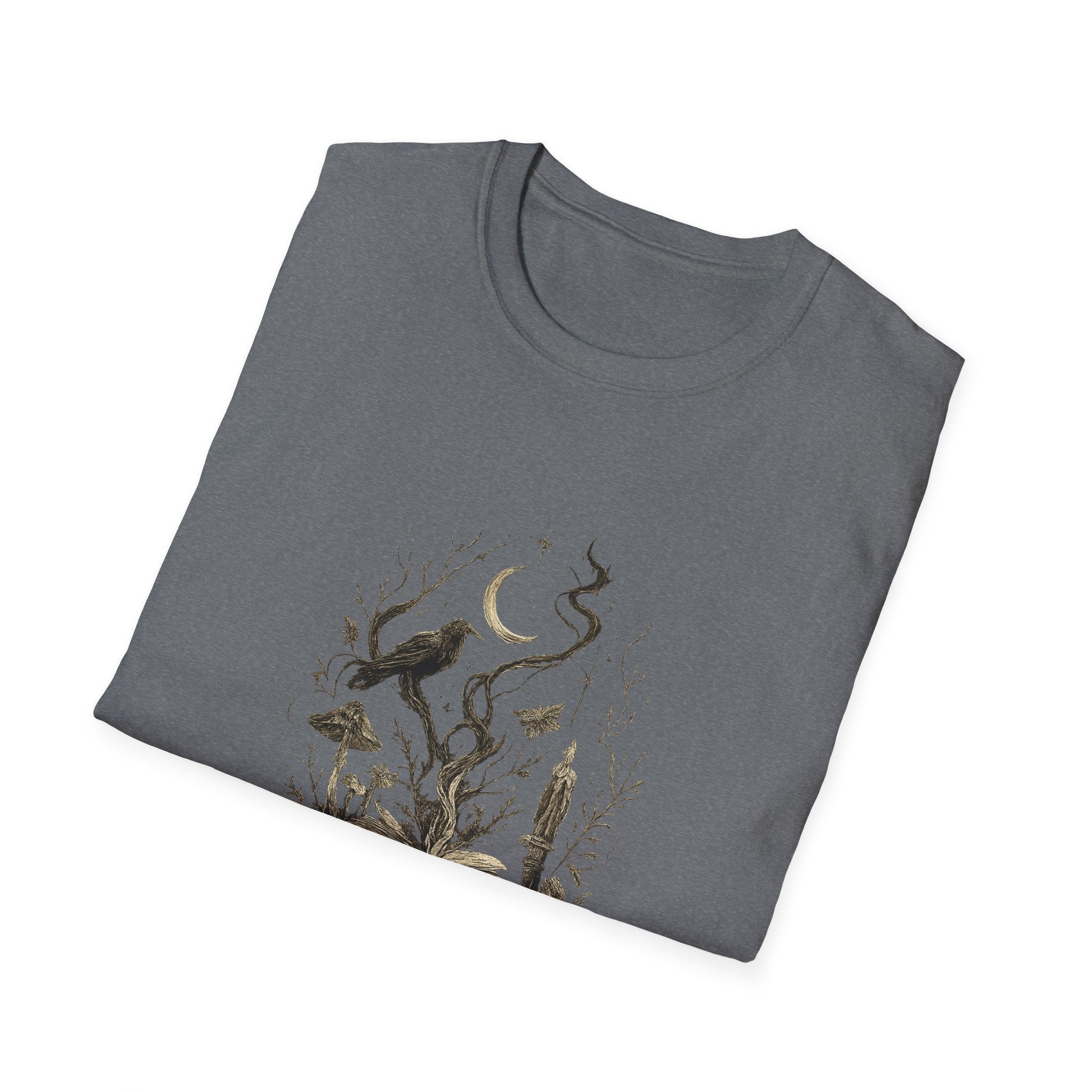 Crow on Book T-Shirt