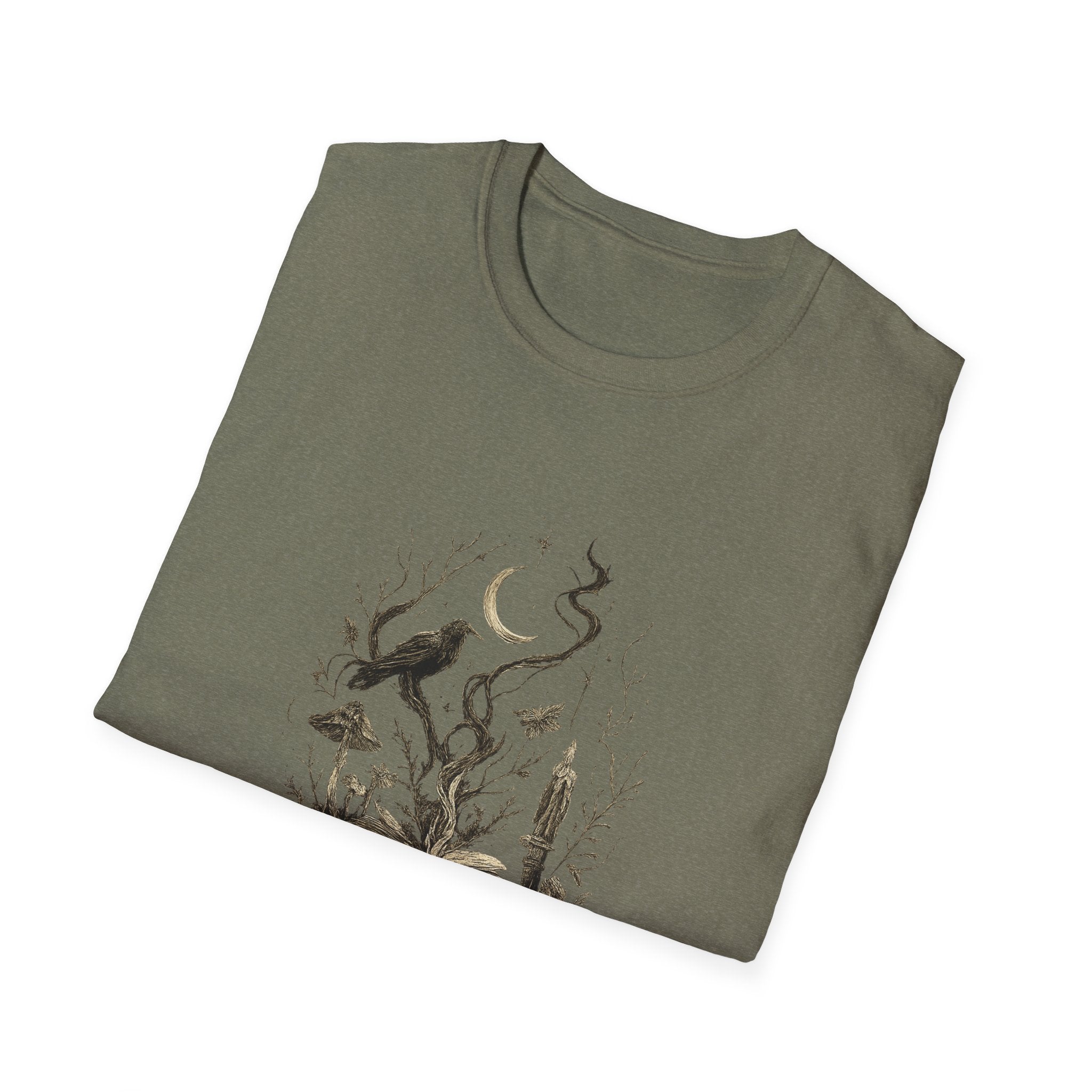 Crow on Book T-Shirt