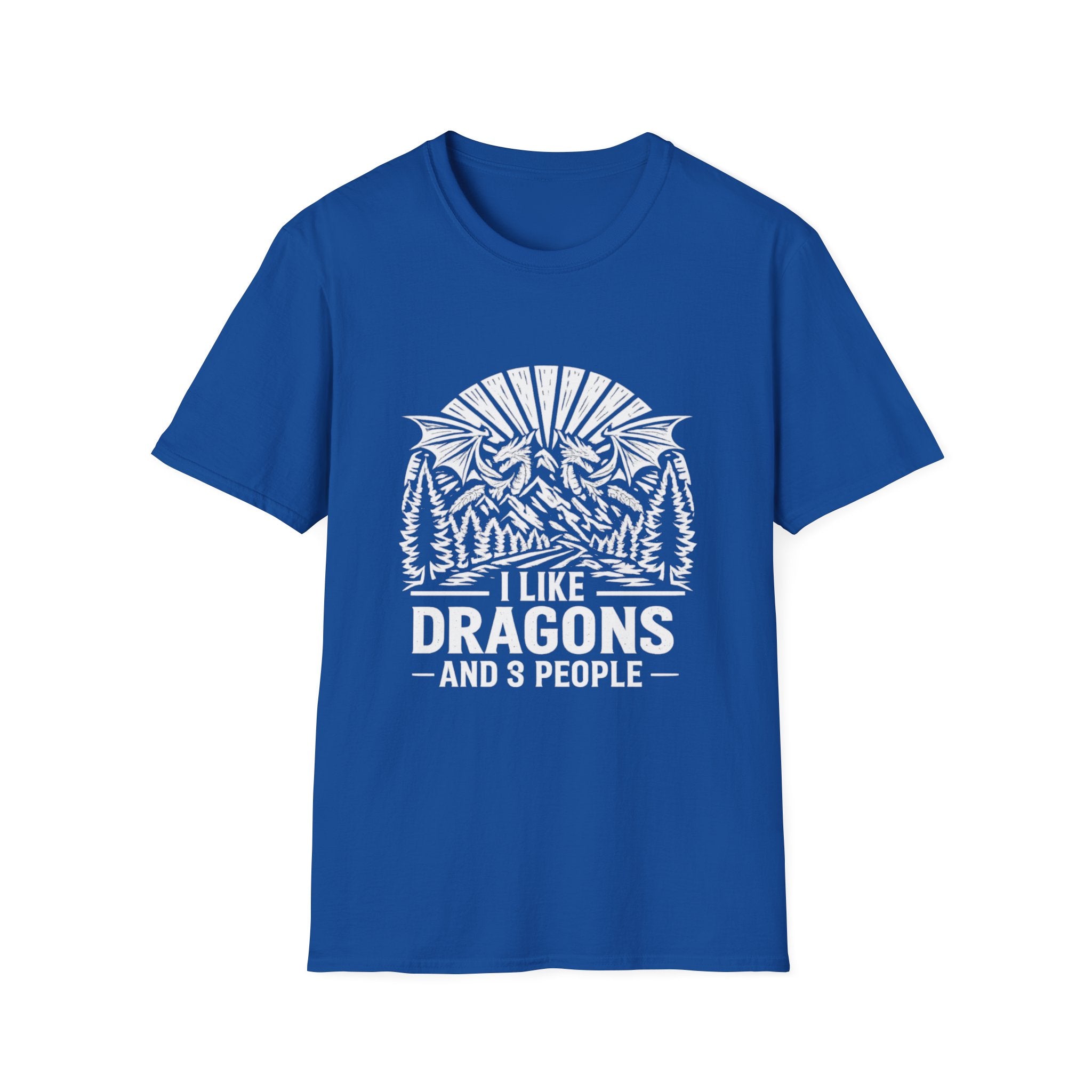 I Like Dragons And 3 People T-Shirt