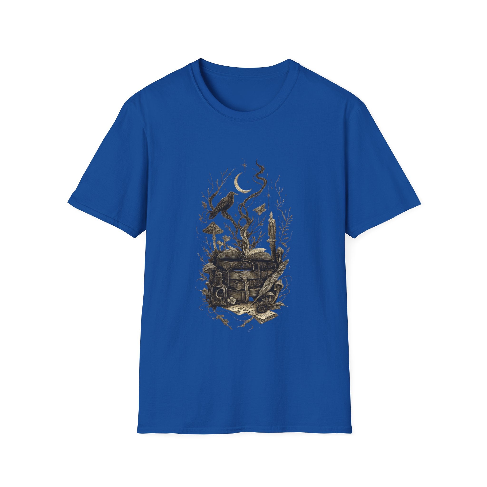 Crow on Book T-Shirt