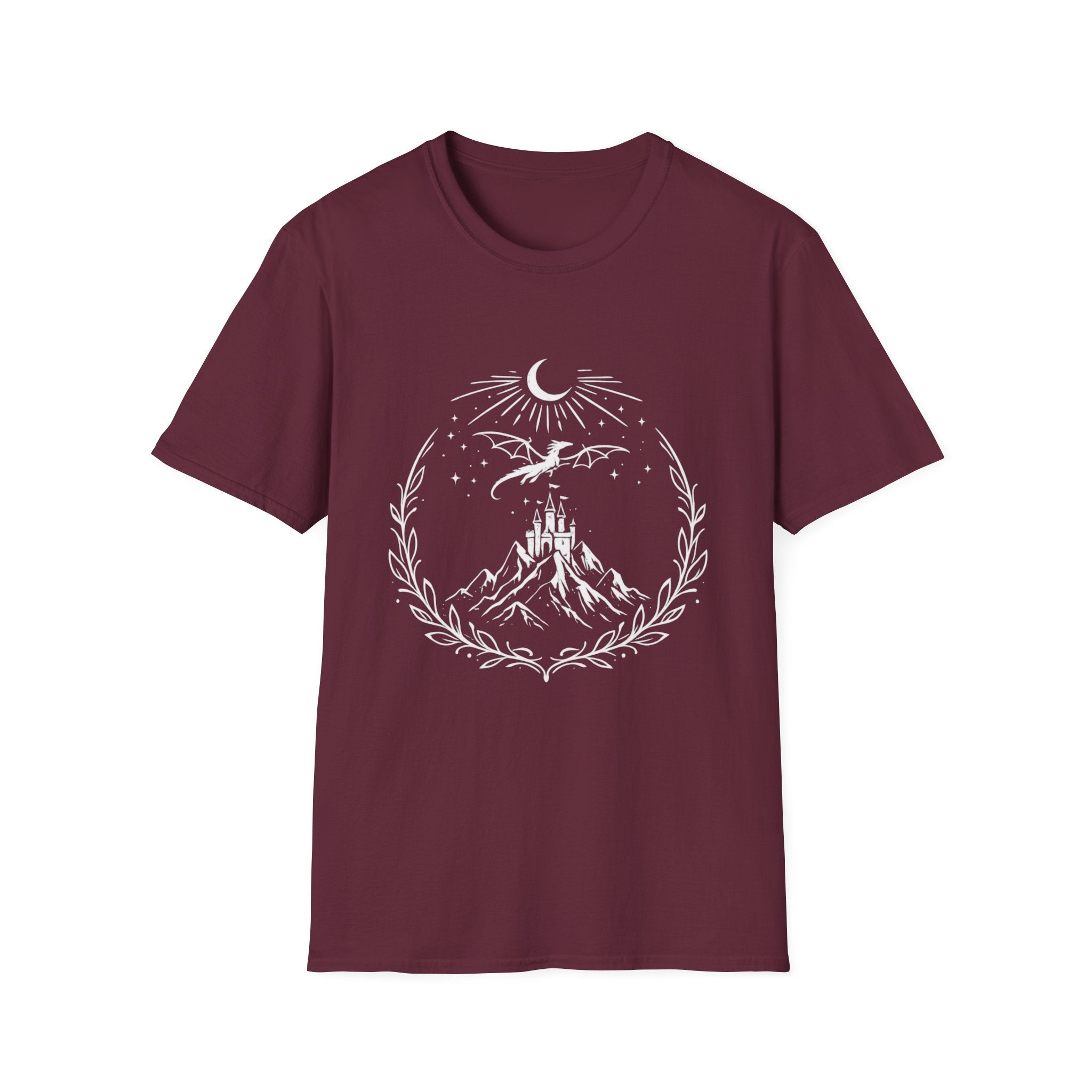 Fantasy Mountain Castle T-Shirt