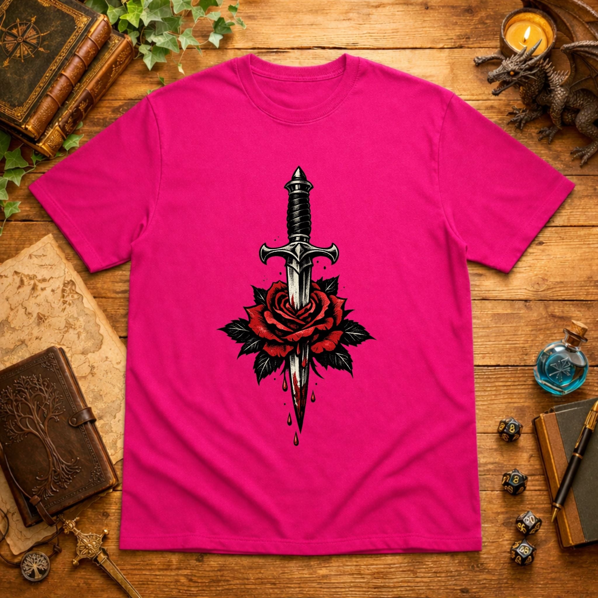 Sword Through Rose T-Shirt