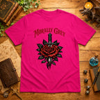 Morally Grey Rose & Dagger T-Shirt