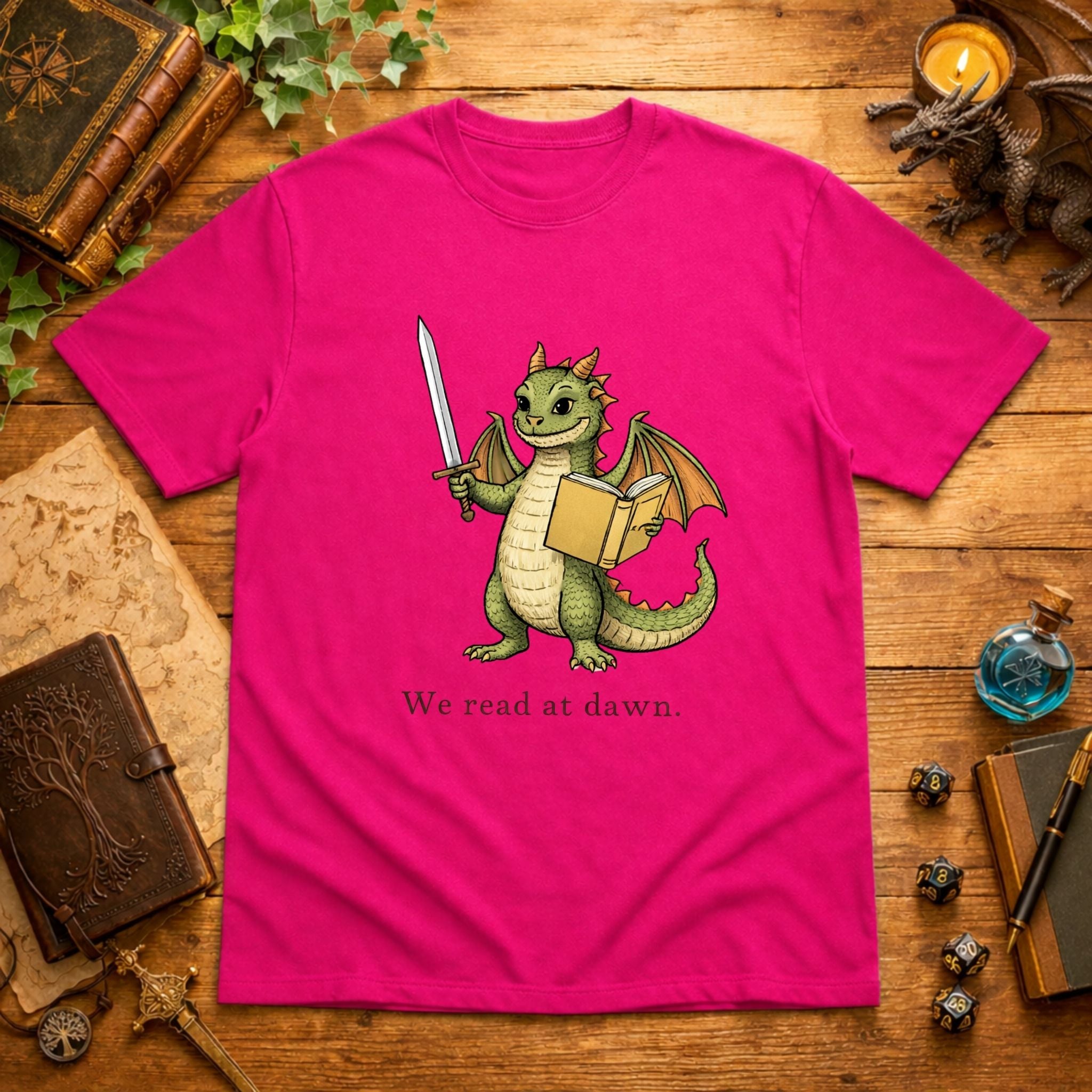 We read at dawn. T-Shirt