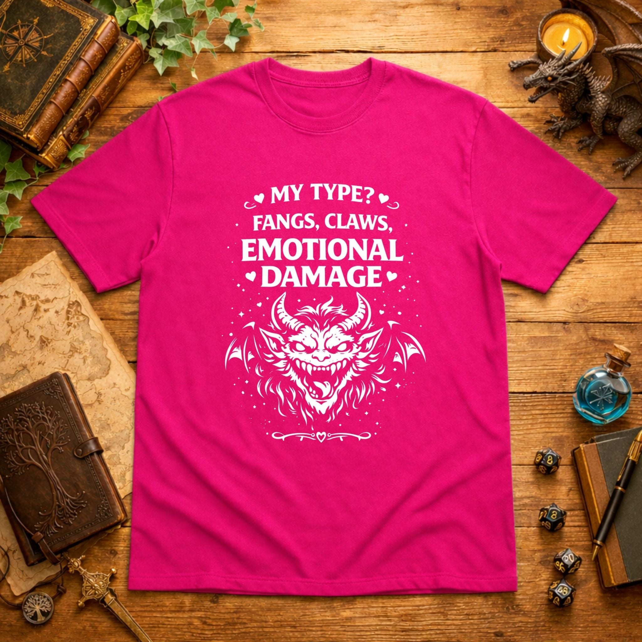 Fangs, Claws, Emotional Damage T-Shirt