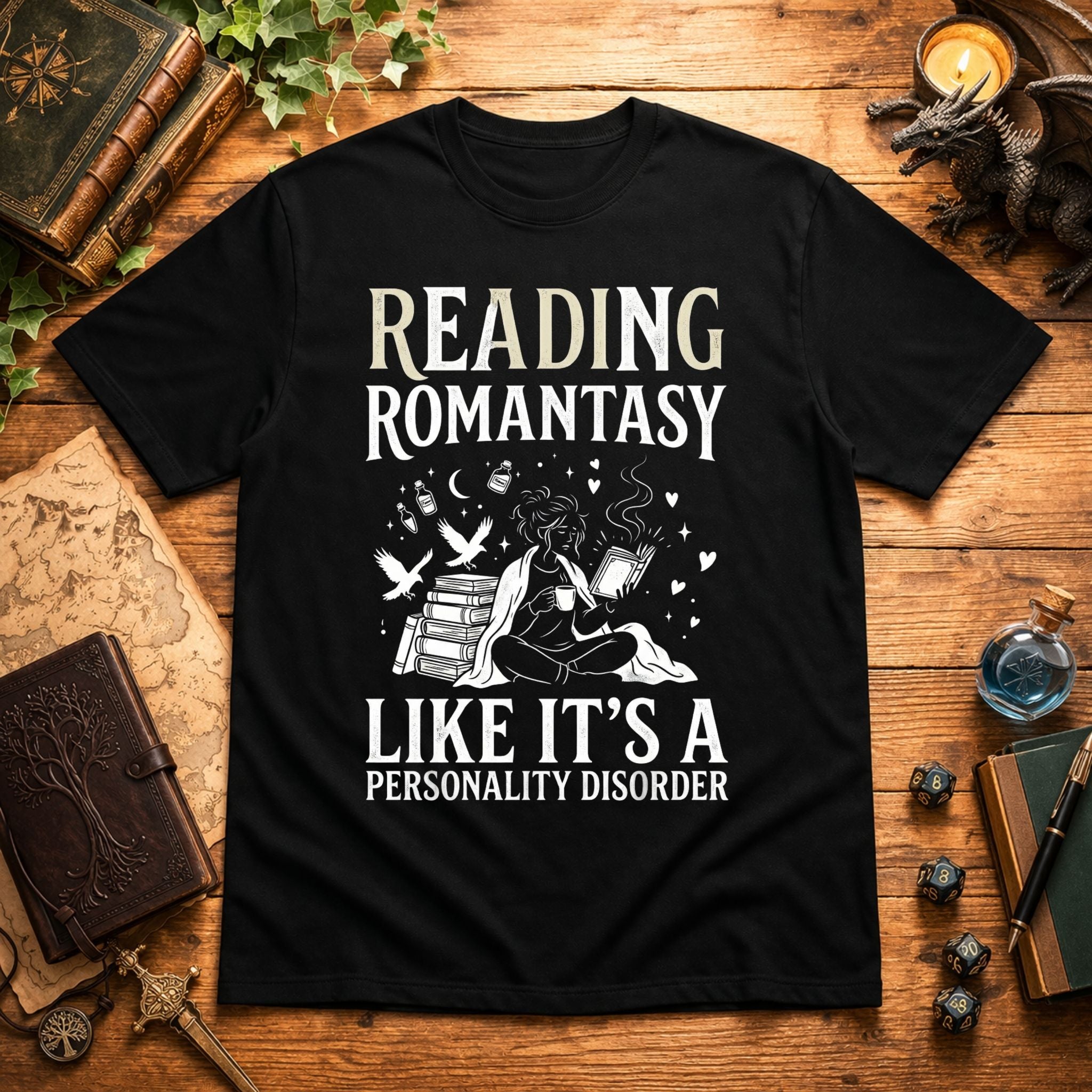 Reading Romantasy T-Shirt