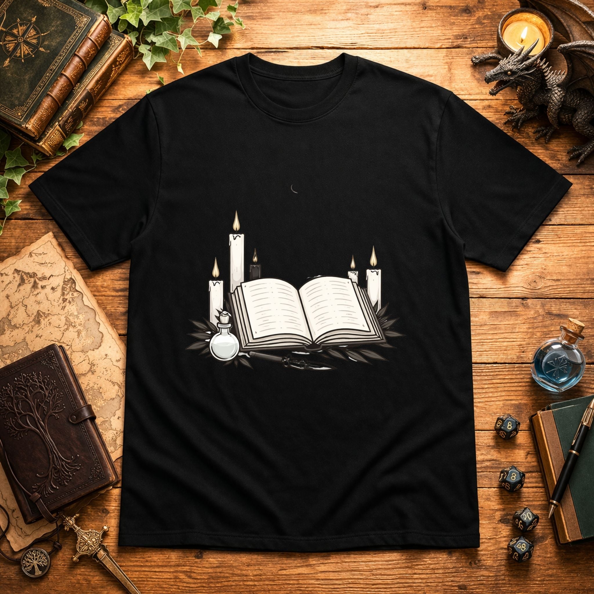 Book & Candles T-Shirt