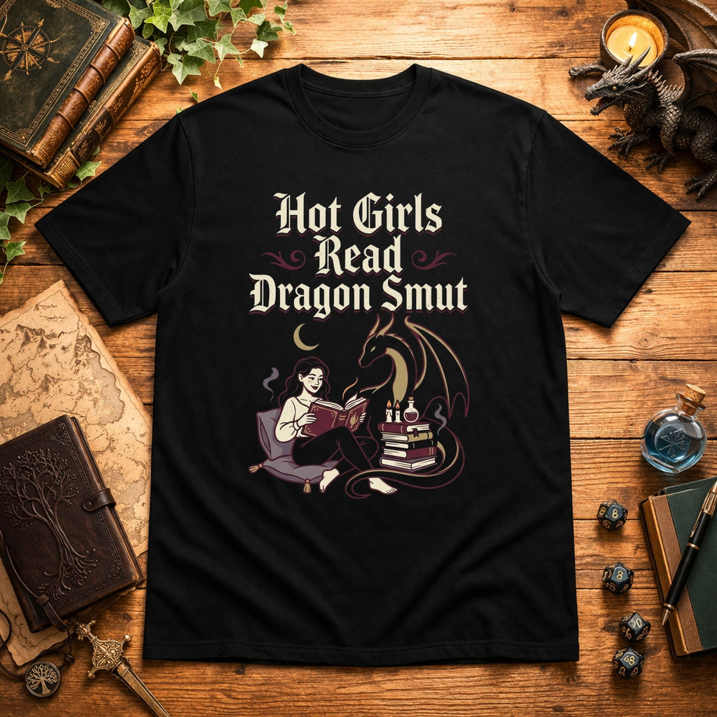 Hot Girls Read Dragon Smut T-Shirt
