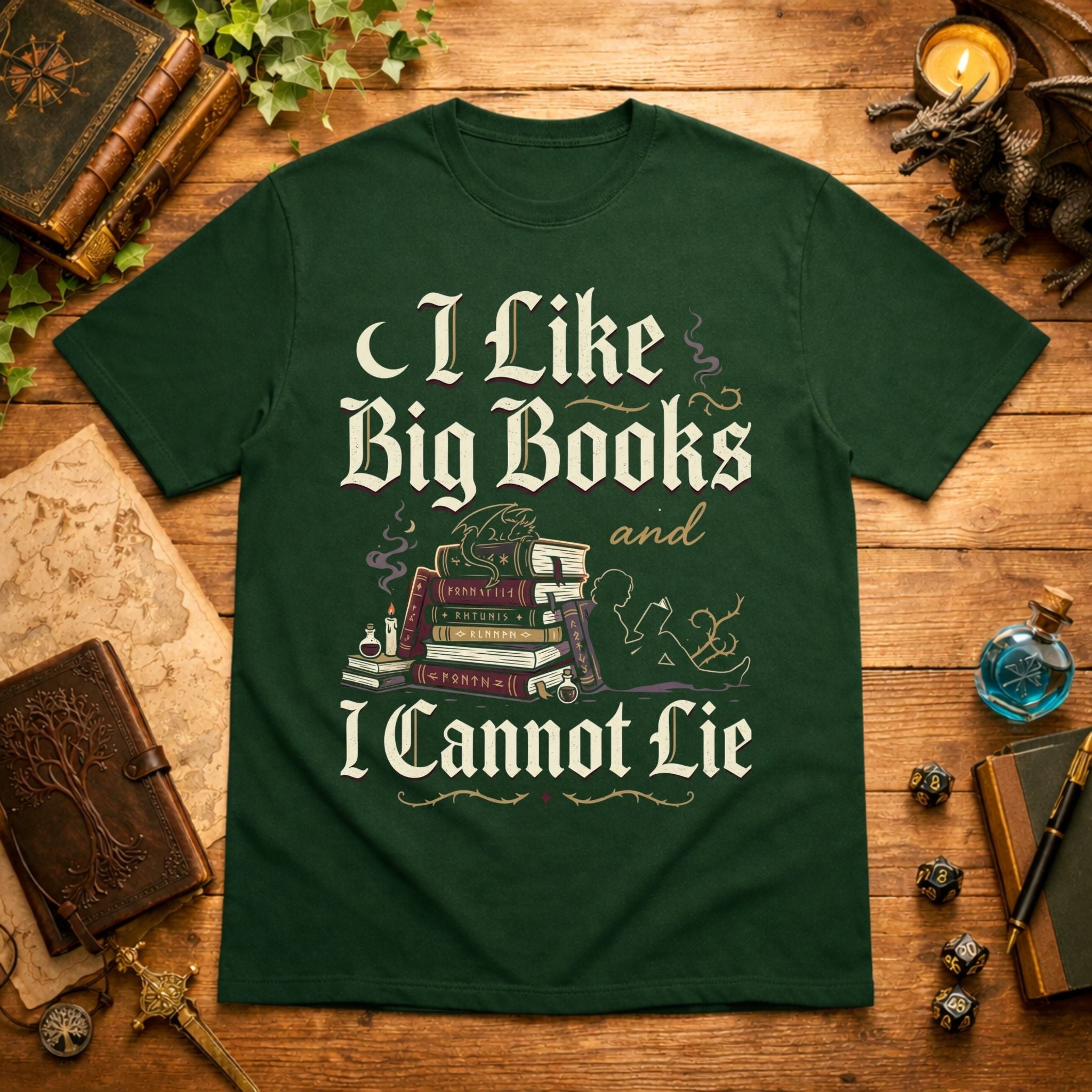 I Like Big Books T‑Shirt
