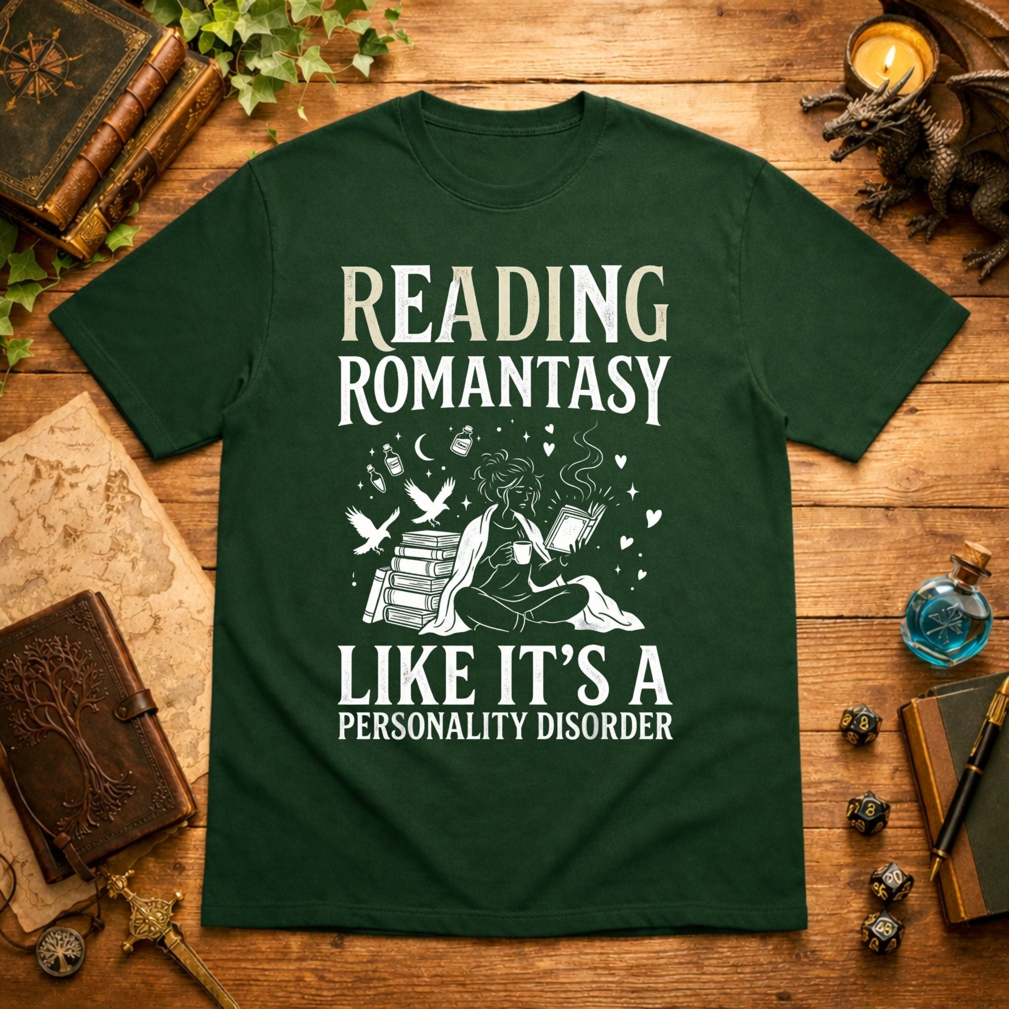 Reading Romantasy T-Shirt