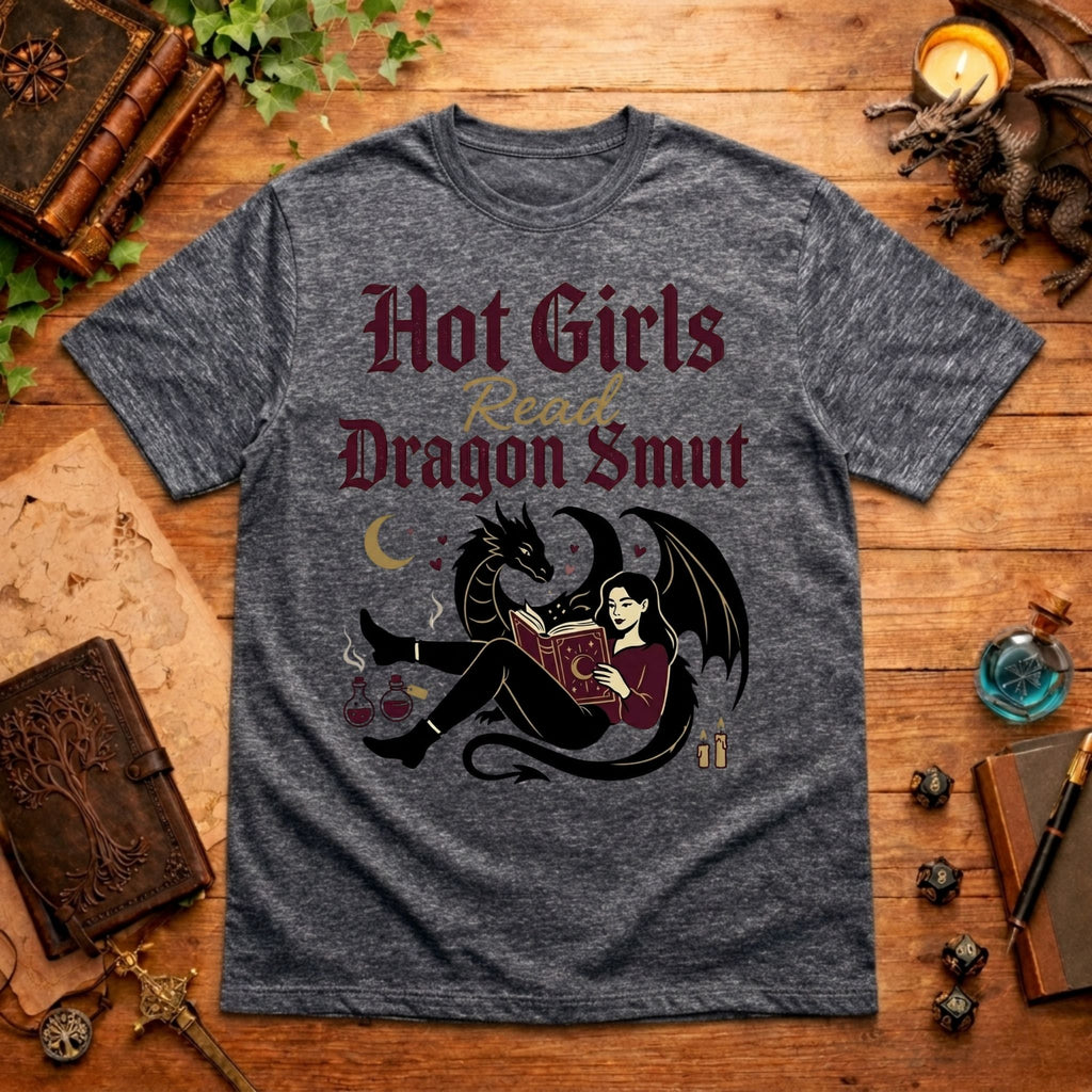 Hot Girls Read Dragon Smut T-Shirt
