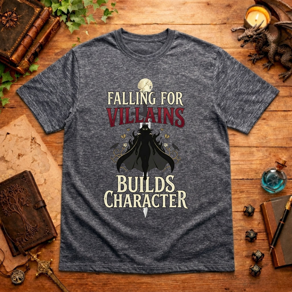 Falling for Villains Builds Character T-Shirt