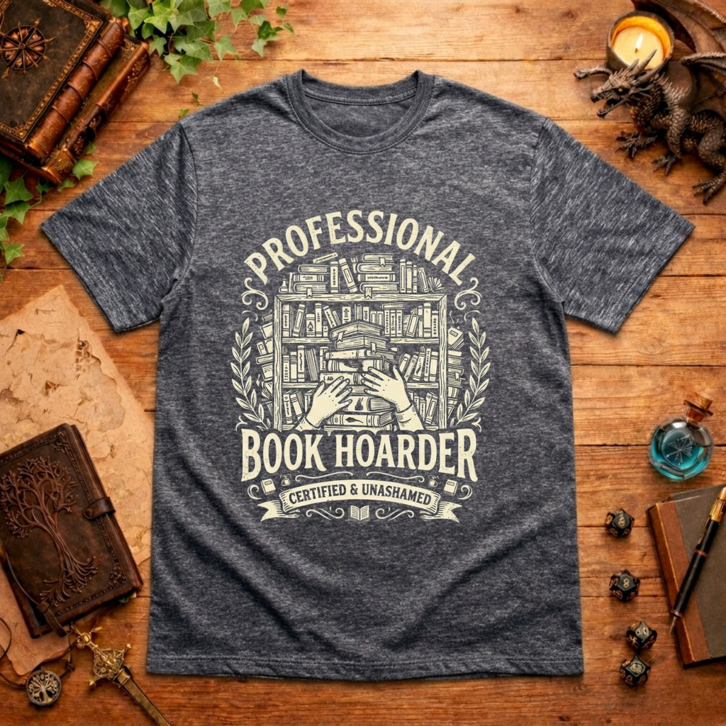 Professional Book Hoarder T-Shirt
