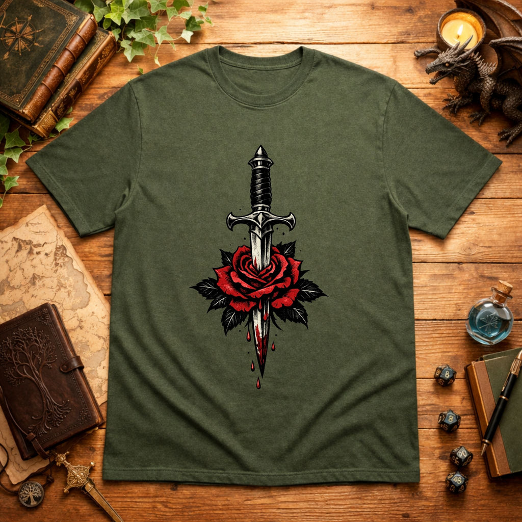 Sword Through Rose T-Shirt