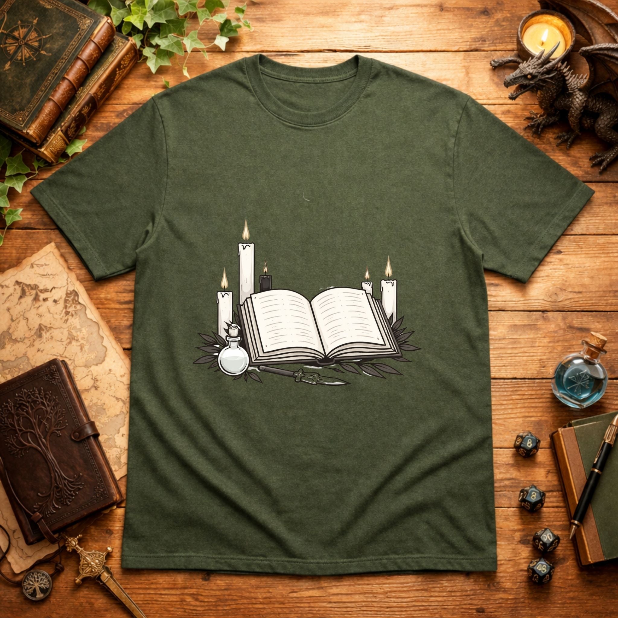 Book & Candles T-Shirt