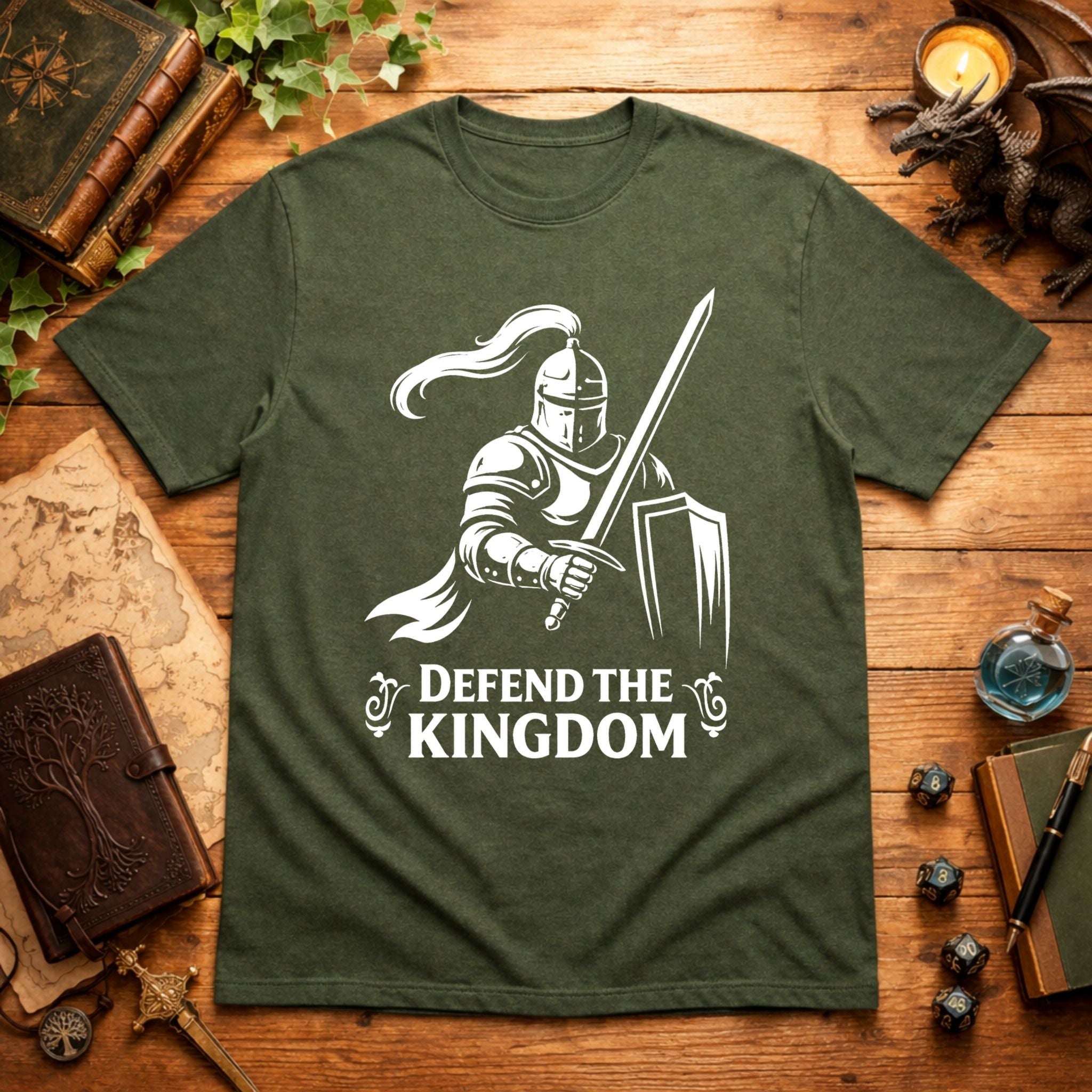 Defend the Kingdom White T-Shirt