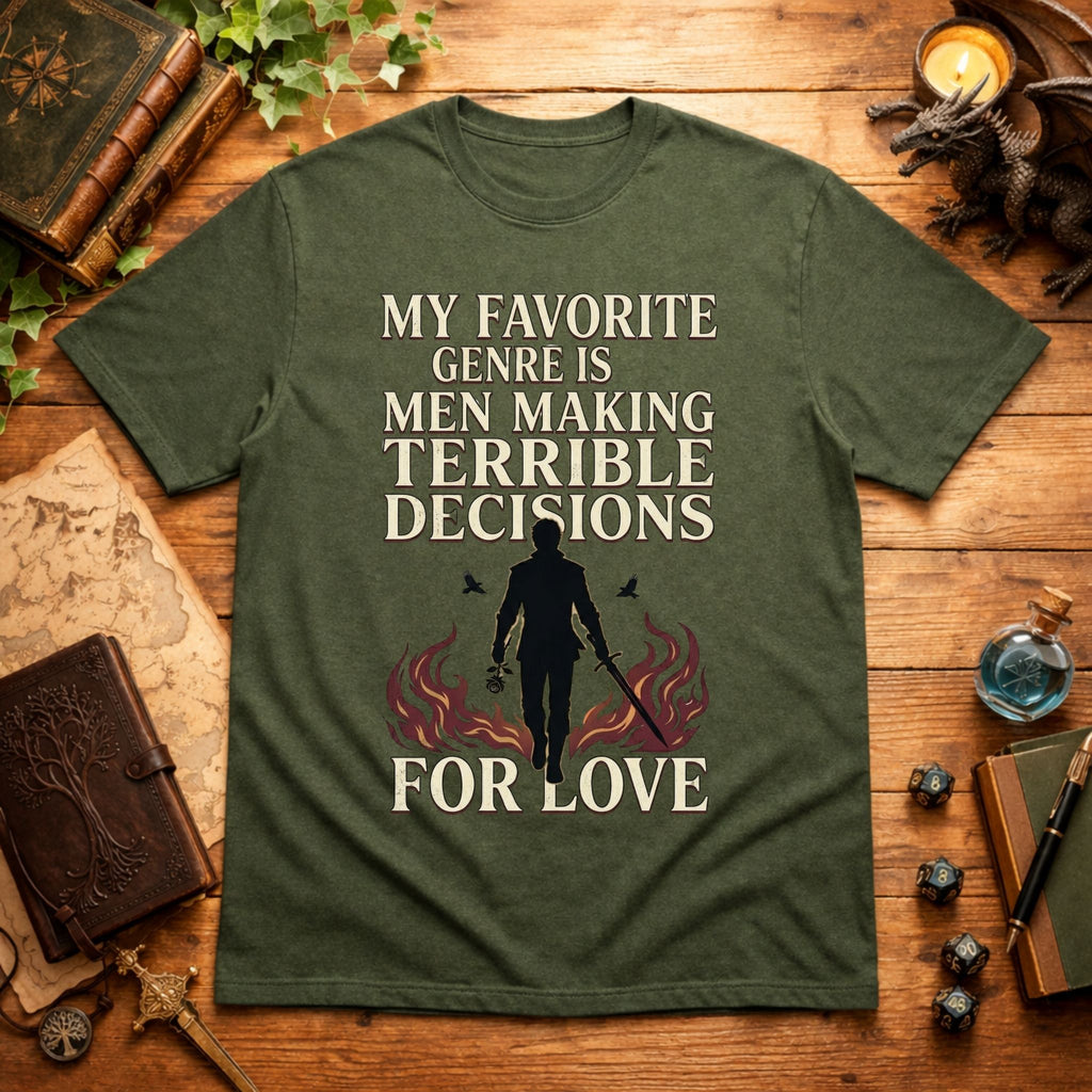 Men Making Terrible Decisions (For Love) T‑Shirt