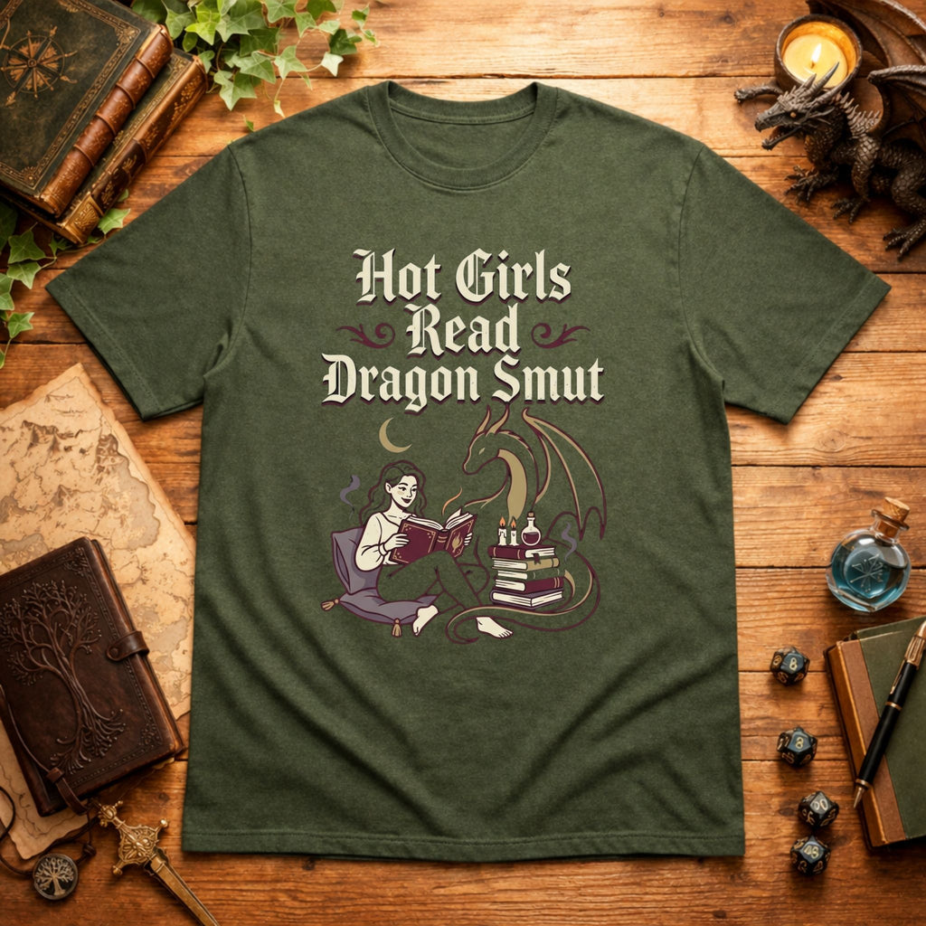 Hot Girls Read Dragon Smut T-Shirt