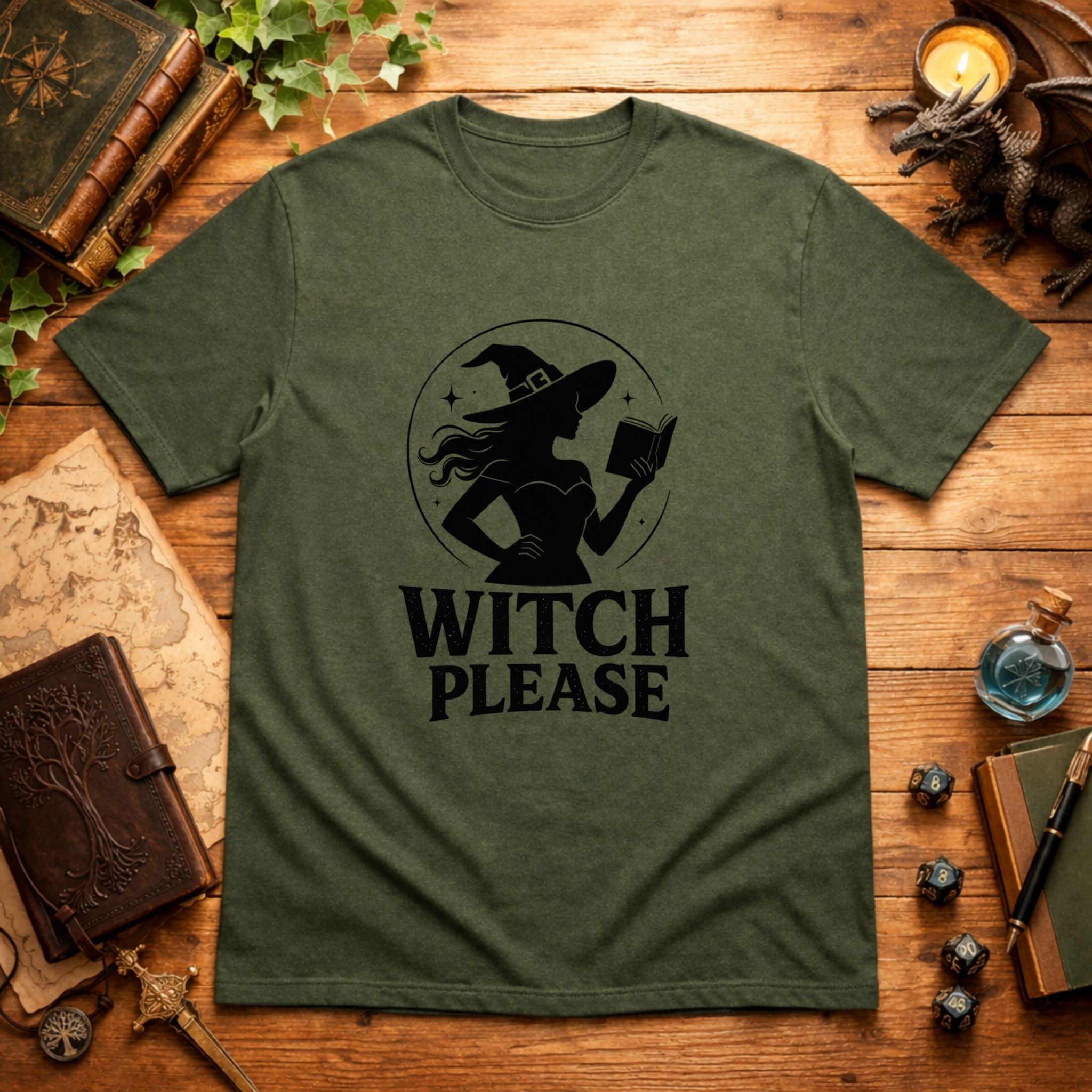 Witch Please Black T-Shirt