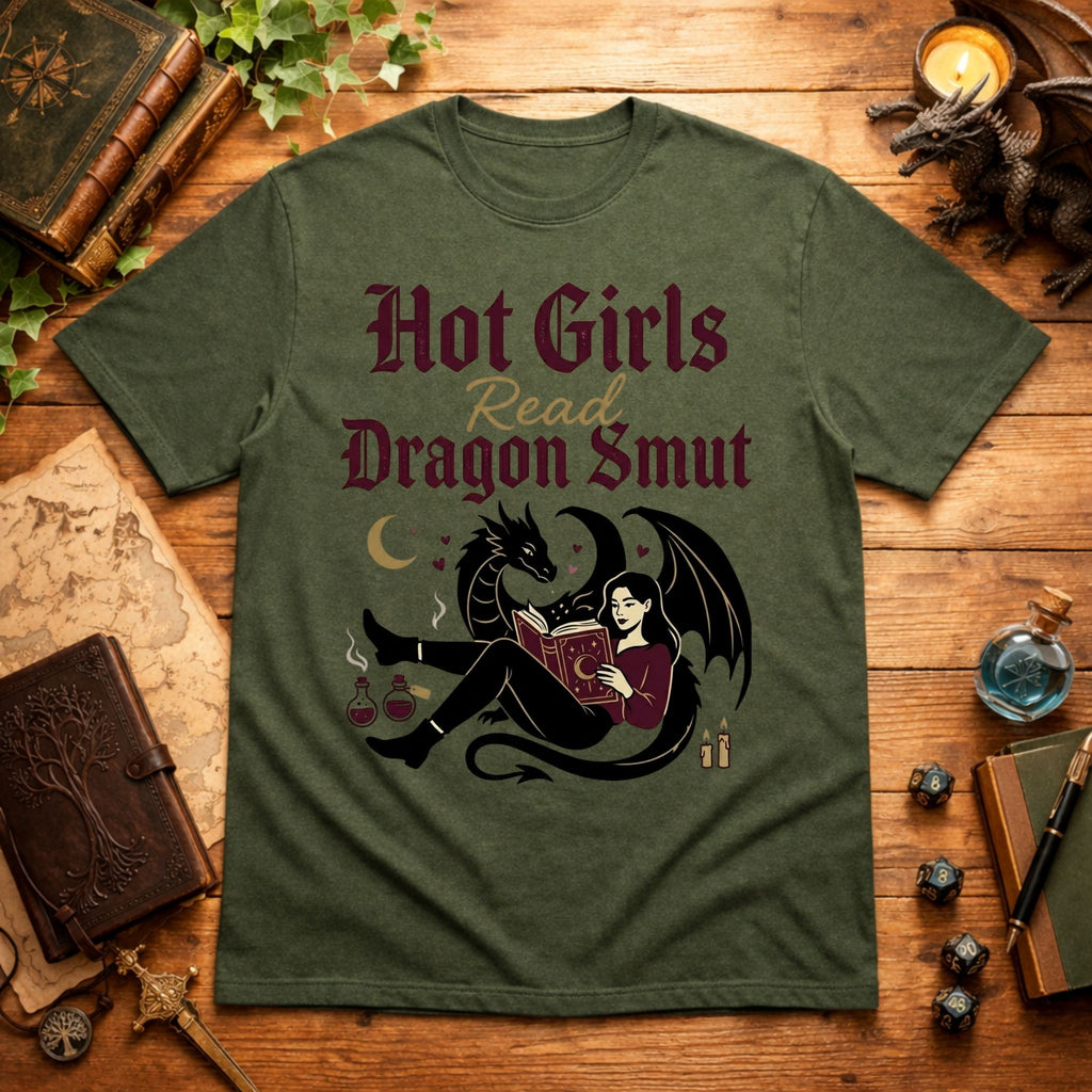 Hot Girls Read Dragon Smut T-Shirt