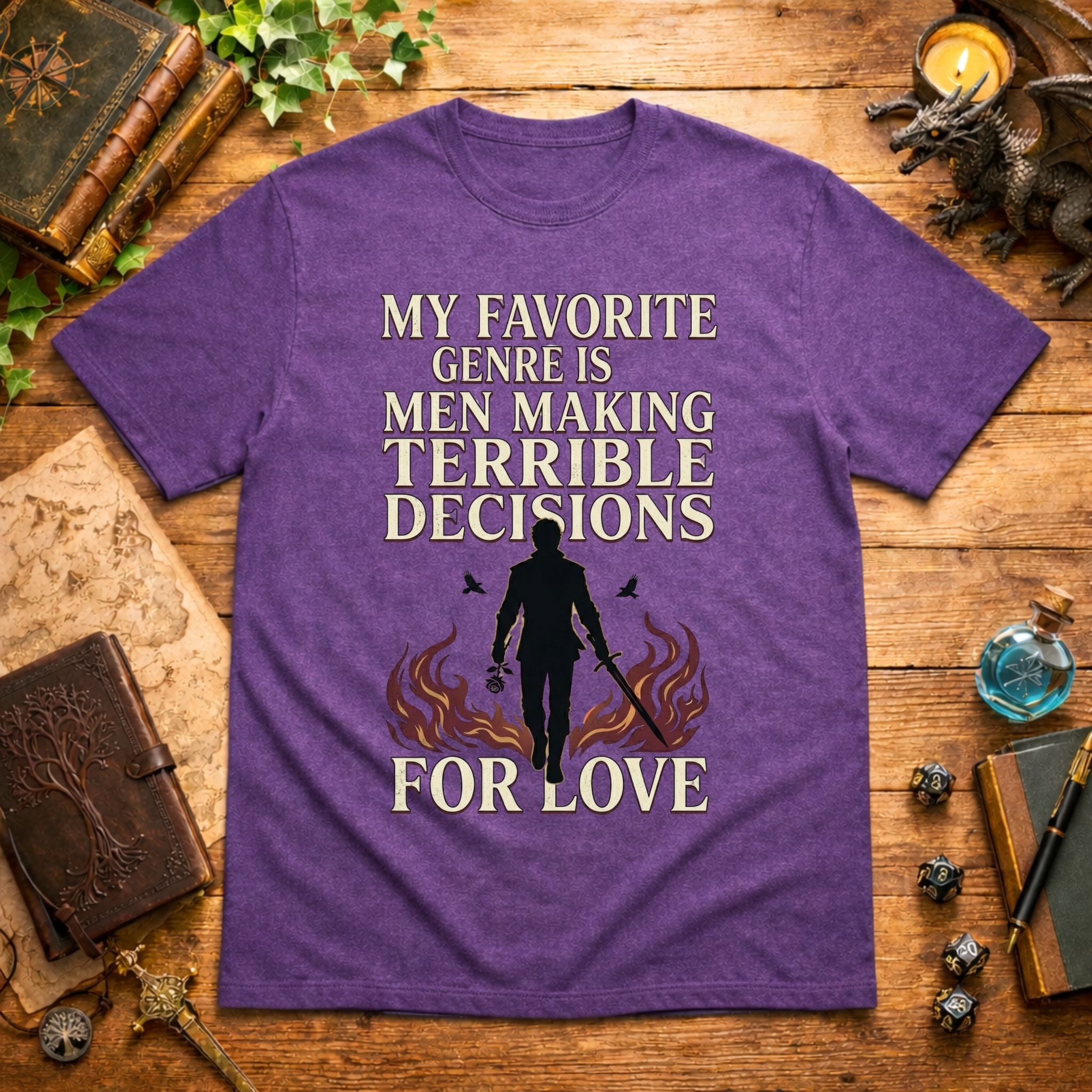 Men Making Terrible Decisions (For Love) T‑Shirt