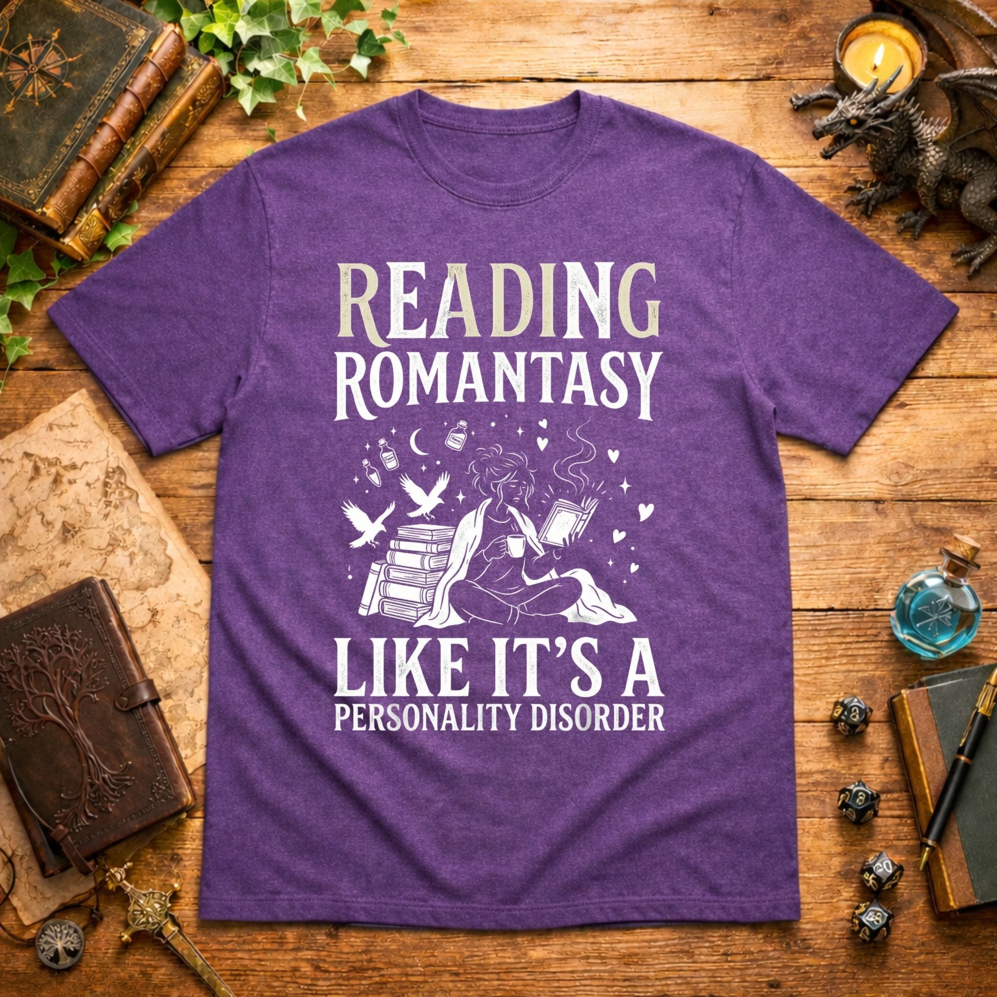 Reading Romantasy T-Shirt