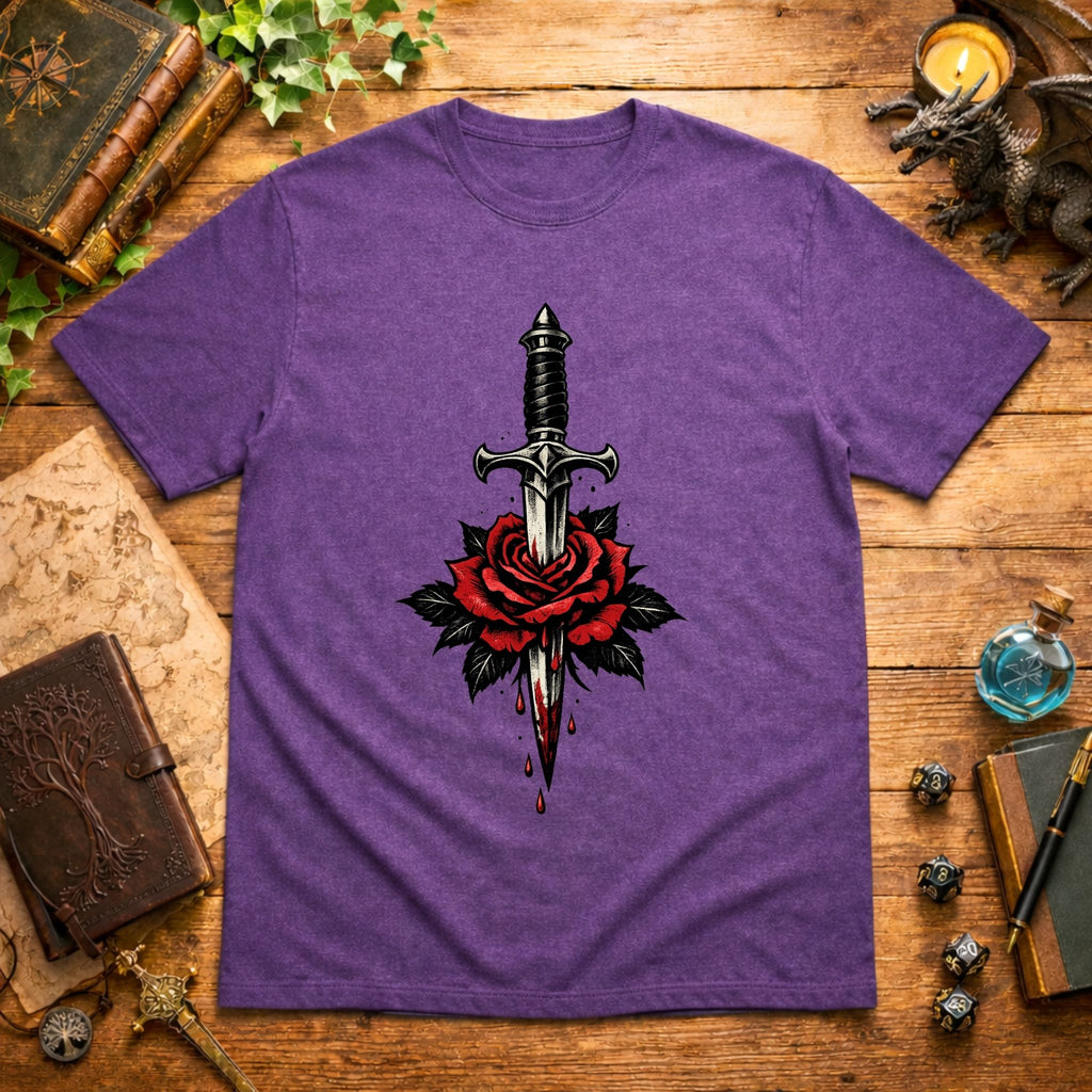 Sword Through Rose T-Shirt