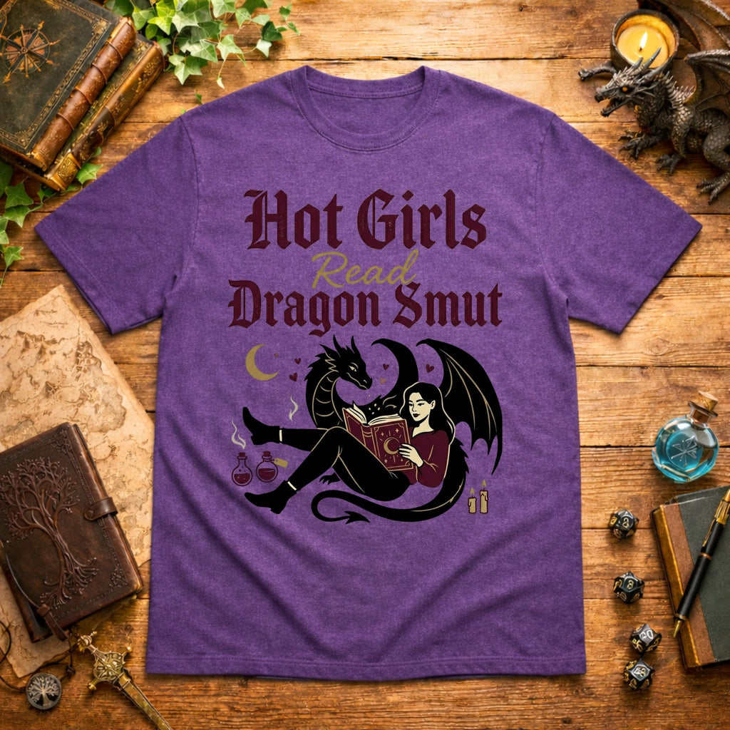 Hot Girls Read Dragon Smut T-Shirt