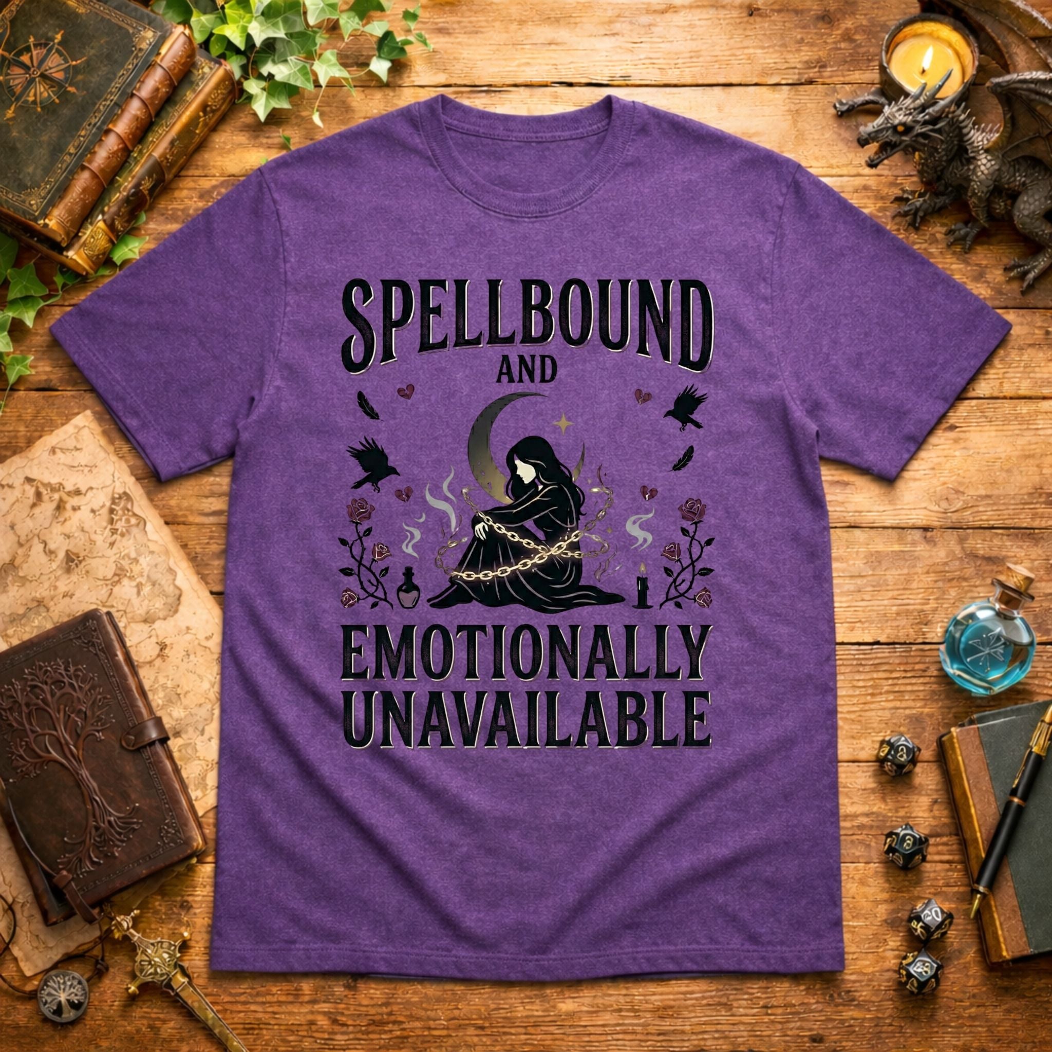 Spellbound and Emotionally Unavailable T-Shirt