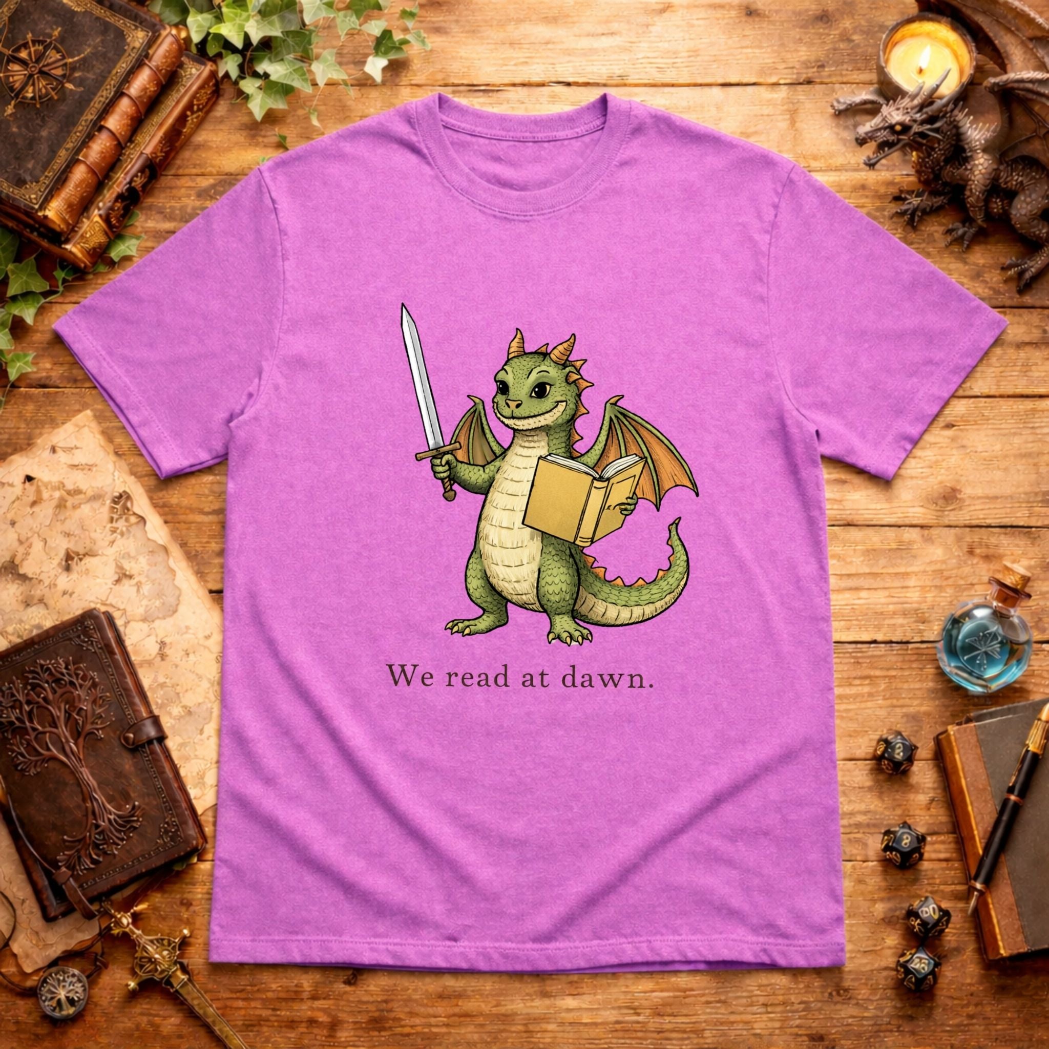 We read at dawn. T-Shirt