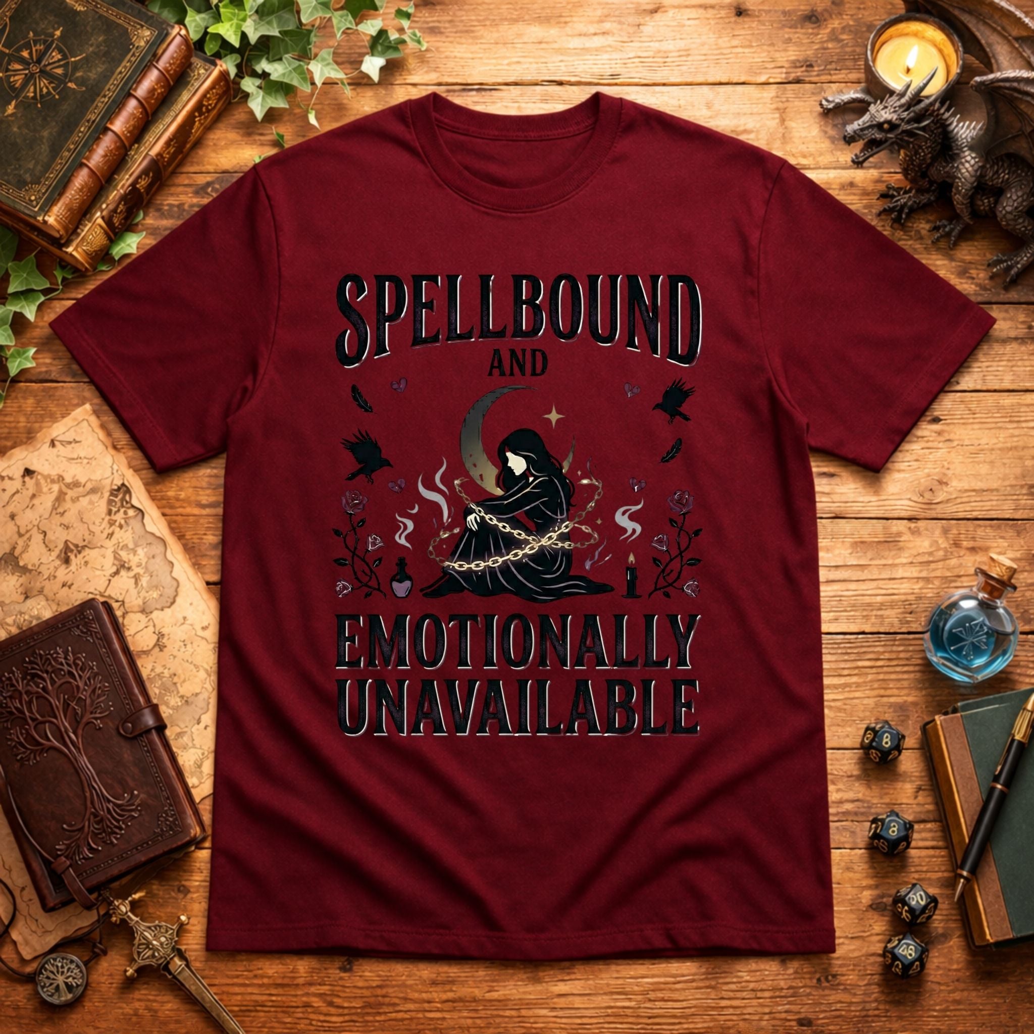 Spellbound and Emotionally Unavailable T-Shirt