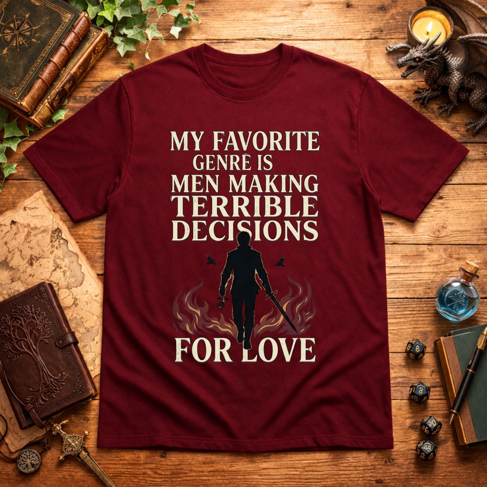 Men Making Terrible Decisions (For Love) T‑Shirt
