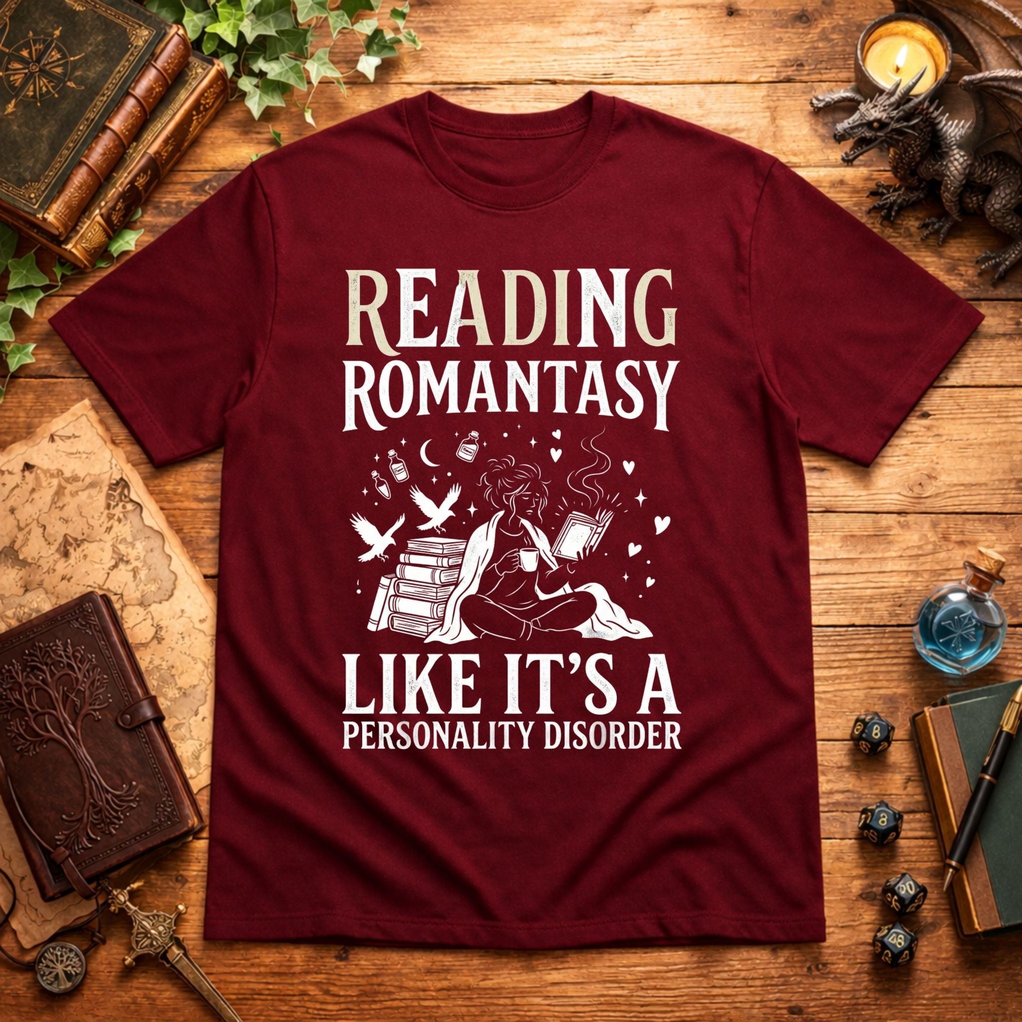 Reading Romantasy T-Shirt