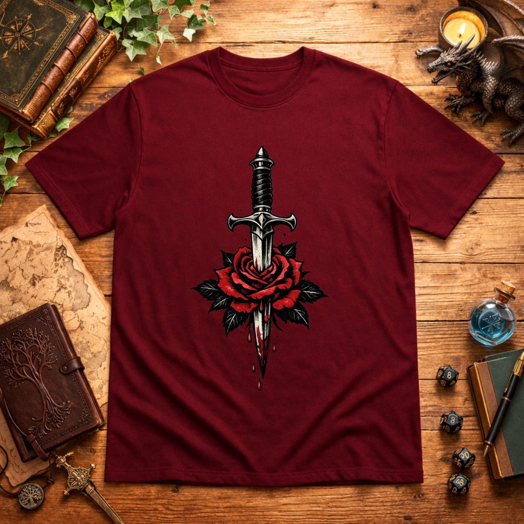 Sword Through Rose T-Shirt