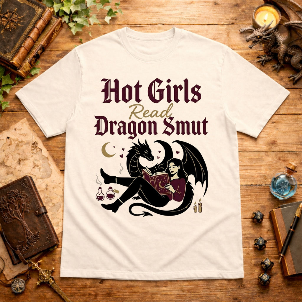 Hot Girls Read Dragon Smut T-Shirt
