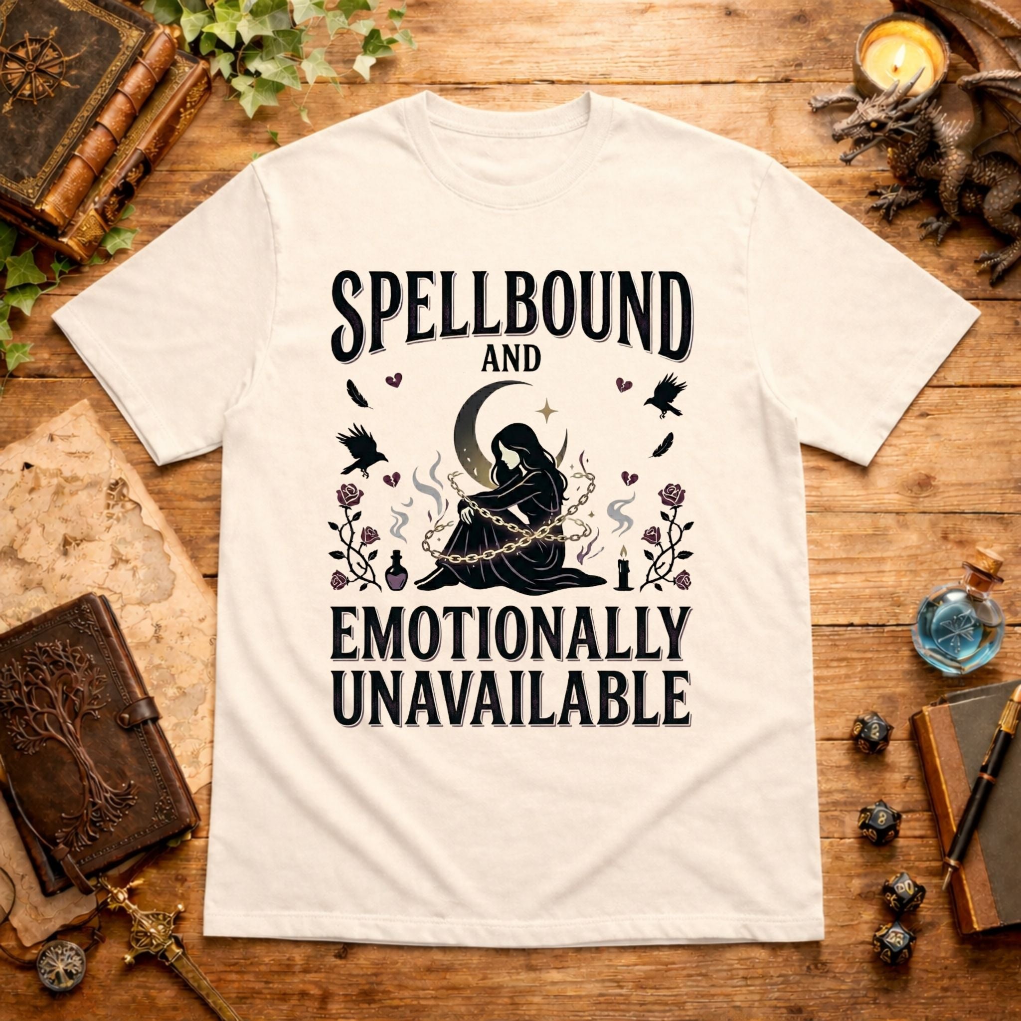 Spellbound and Emotionally Unavailable T-Shirt