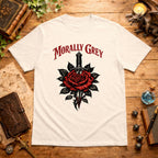 Morally Grey Rose & Dagger T-Shirt