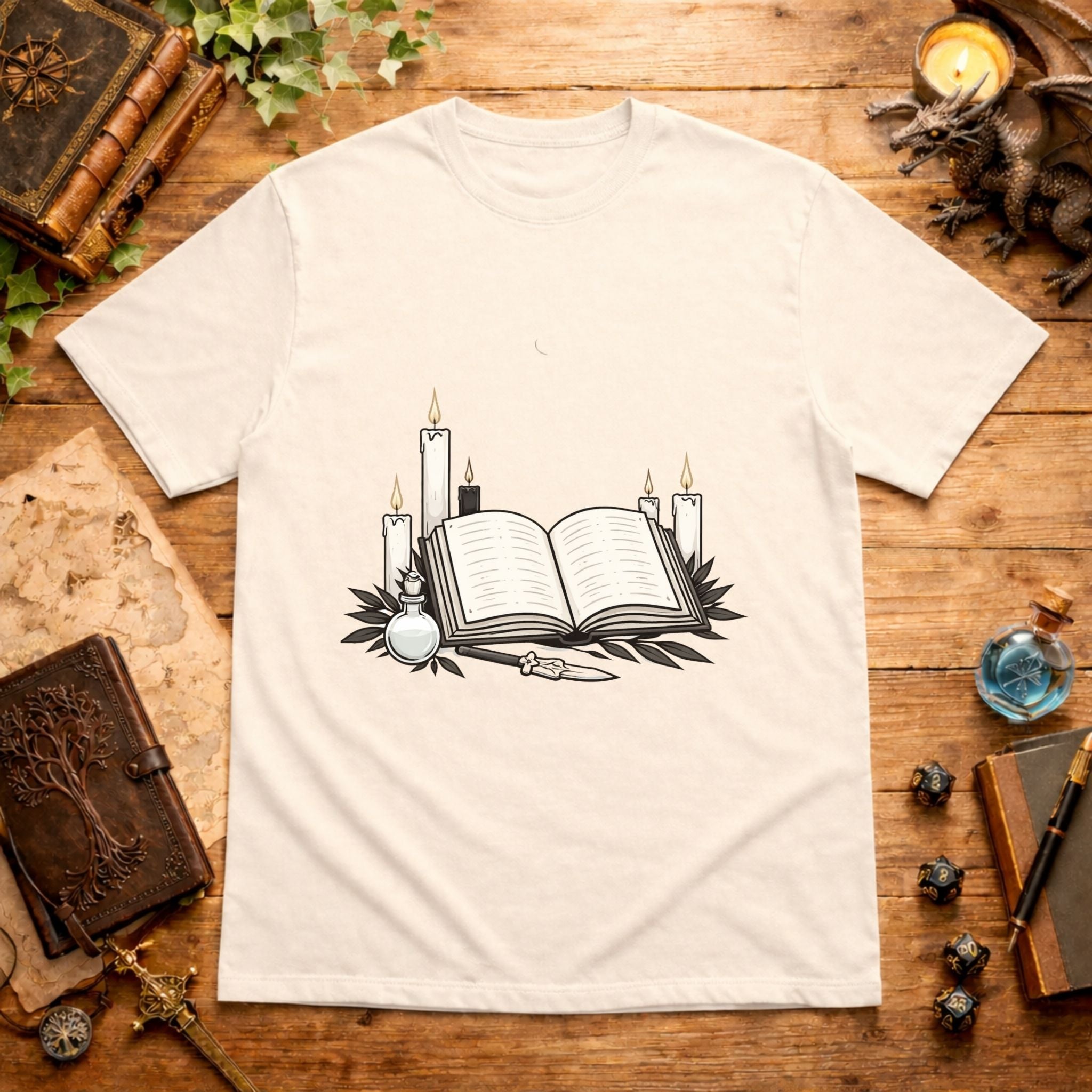 Book & Candles T-Shirt