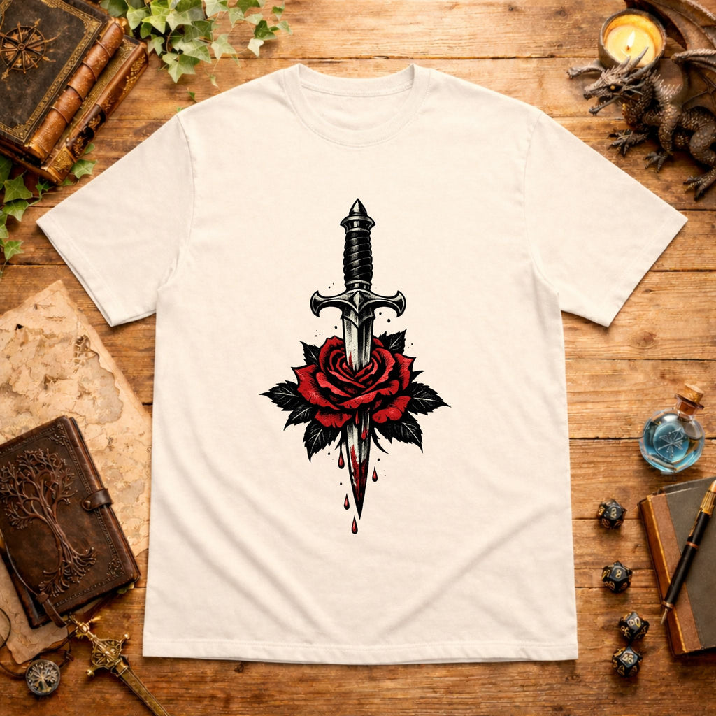 Sword Through Rose T-Shirt