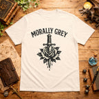 Morally Grey Rose & Dagger T-Shirt