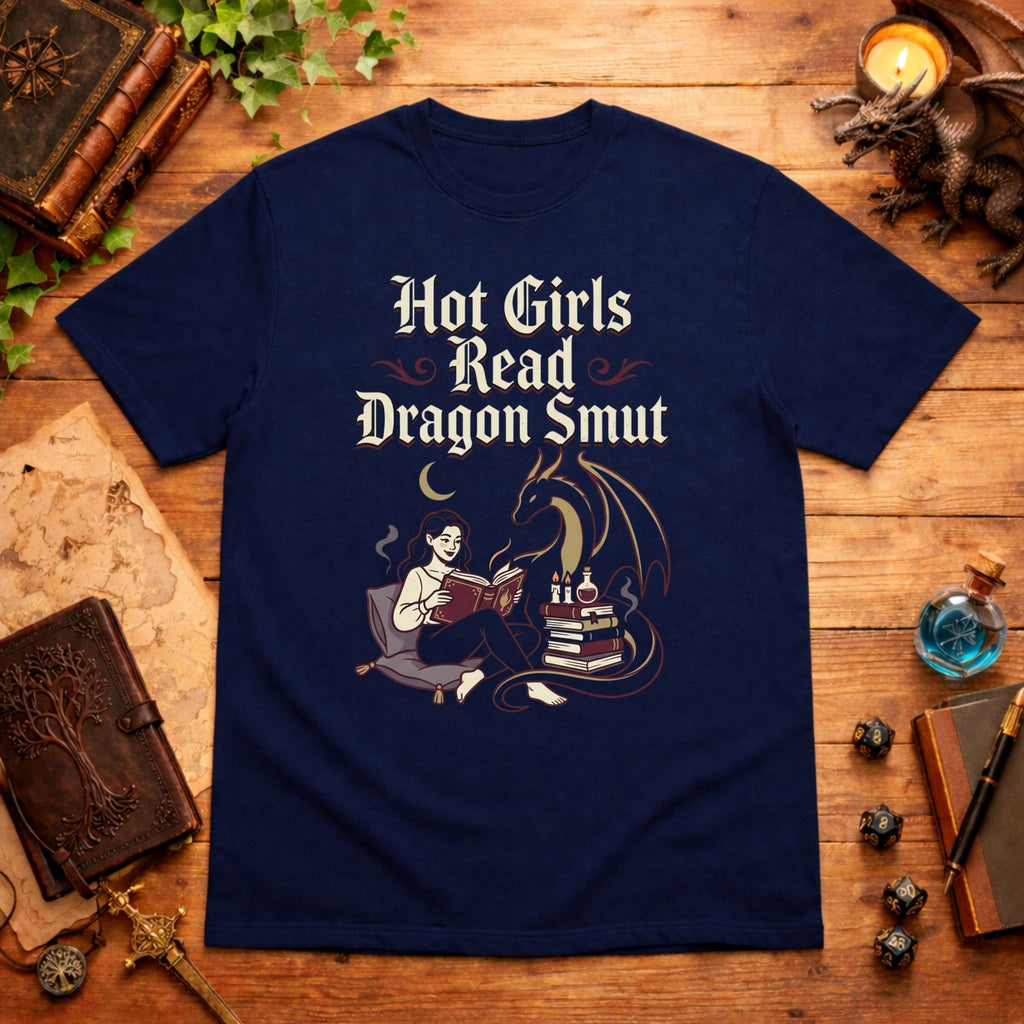 Hot Girls Read Dragon Smut T-Shirt