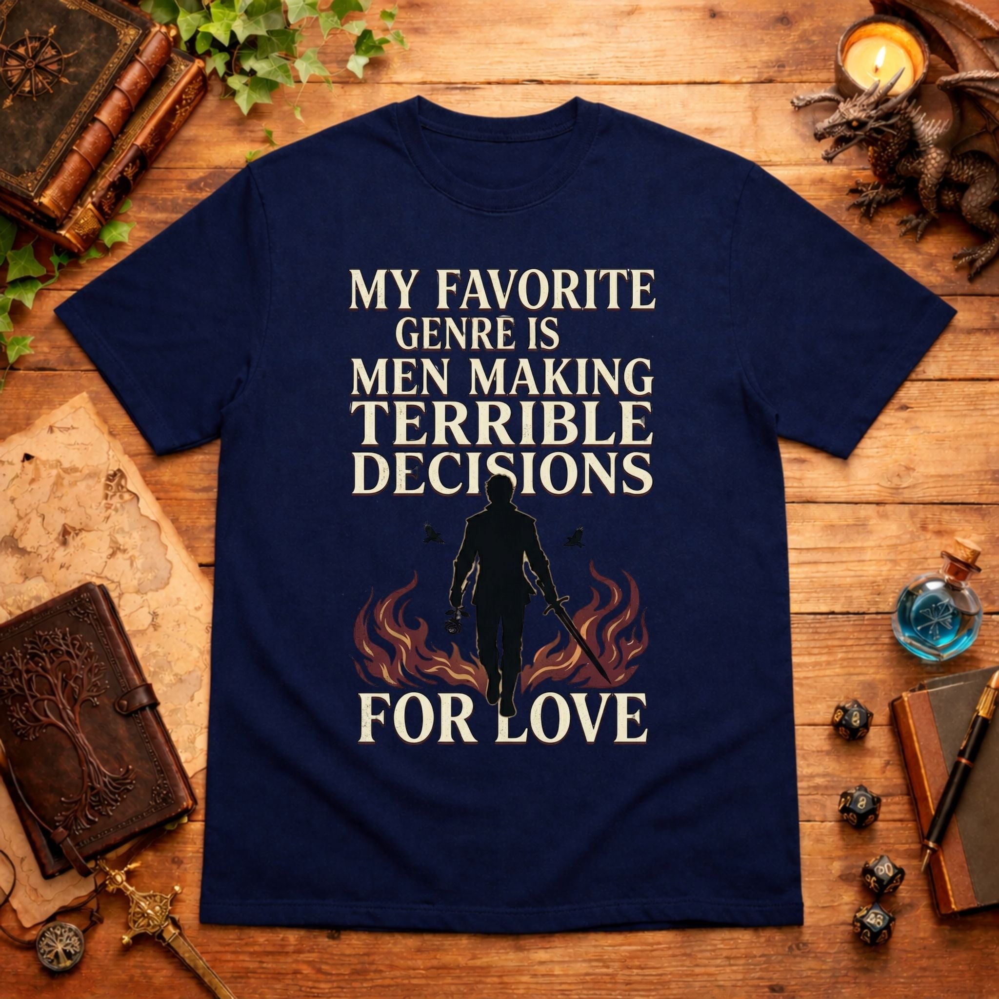 Men Making Terrible Decisions (For Love) T‑Shirt