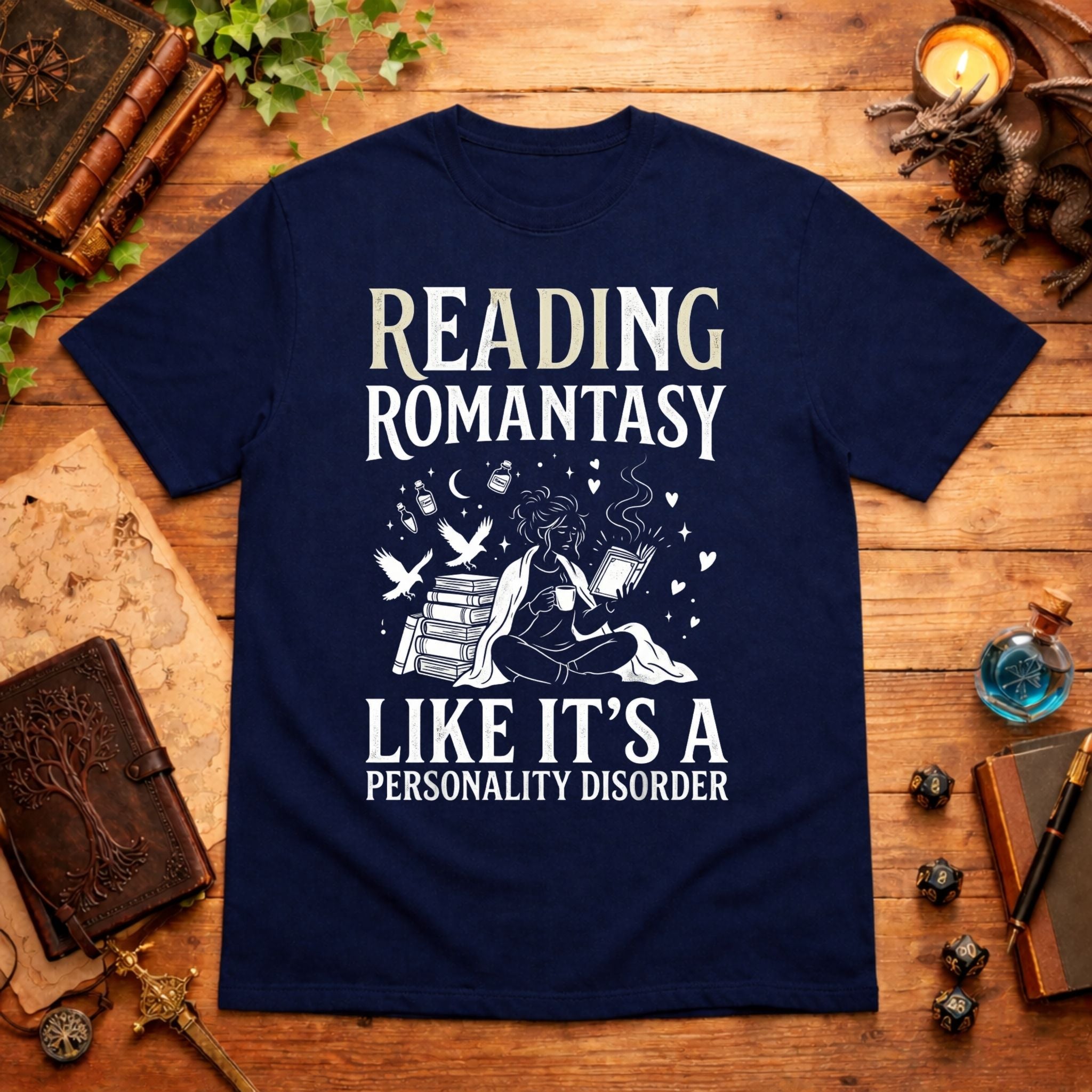 Reading Romantasy T-Shirt