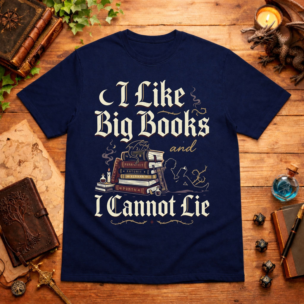 I Like Big Books T‑Shirt
