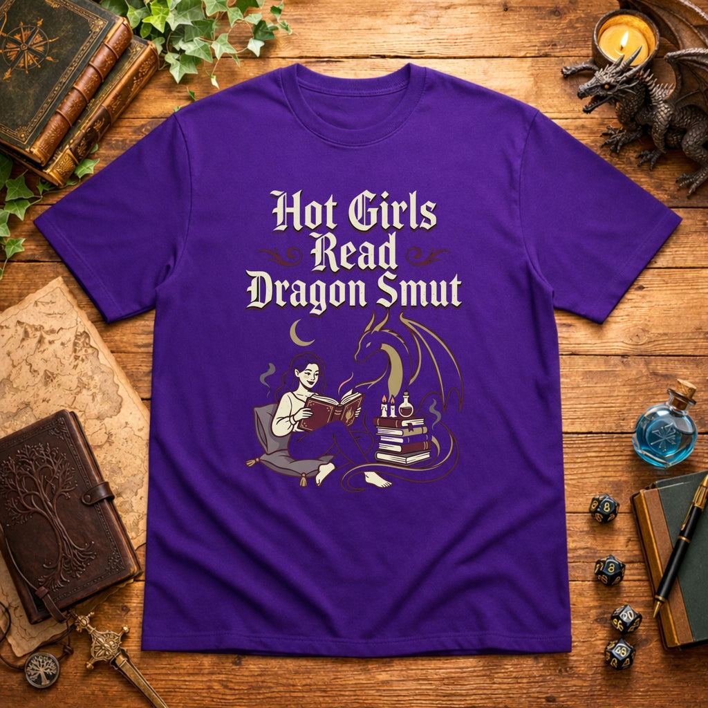 Hot Girls Read Dragon Smut T-Shirt