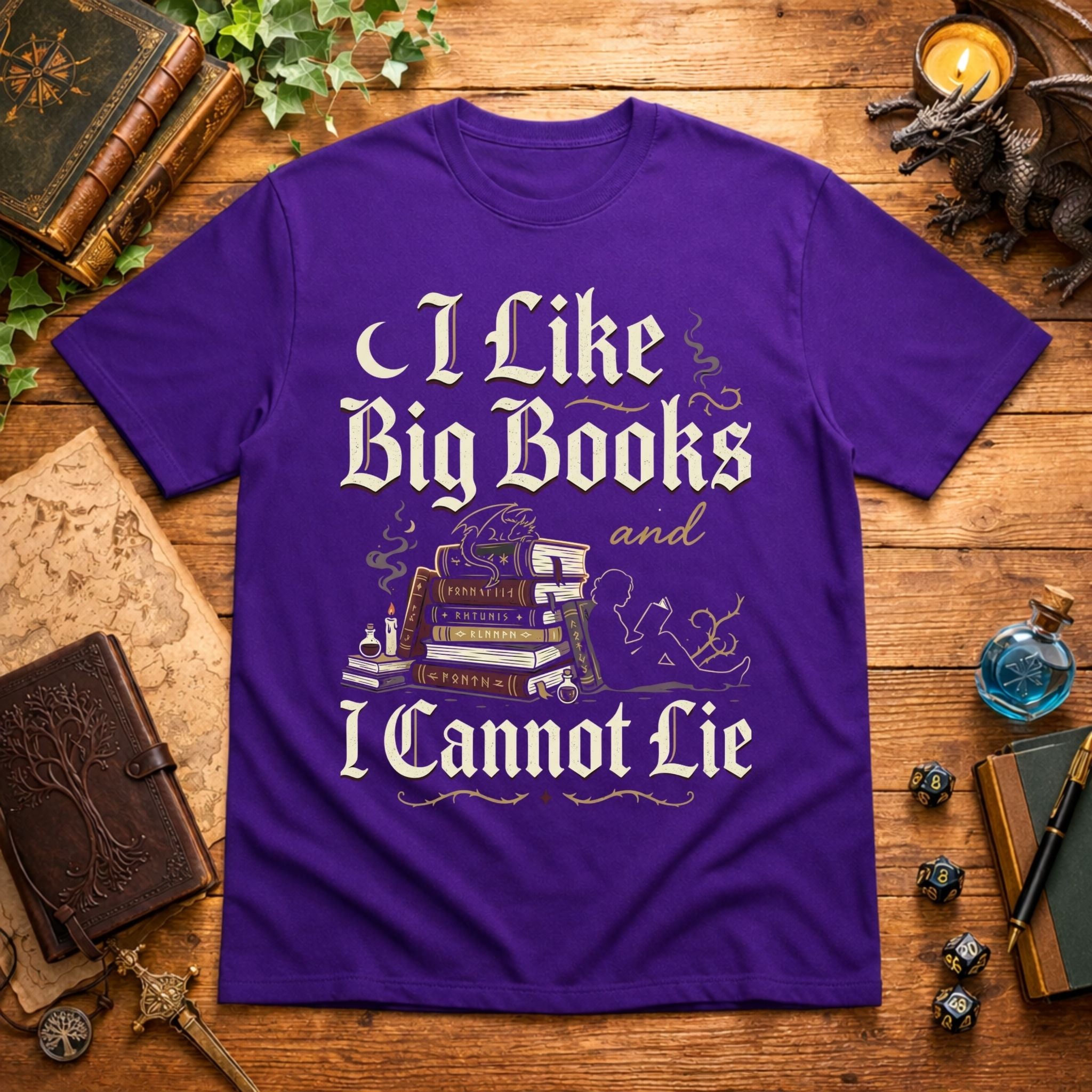 I Like Big Books T‑Shirt