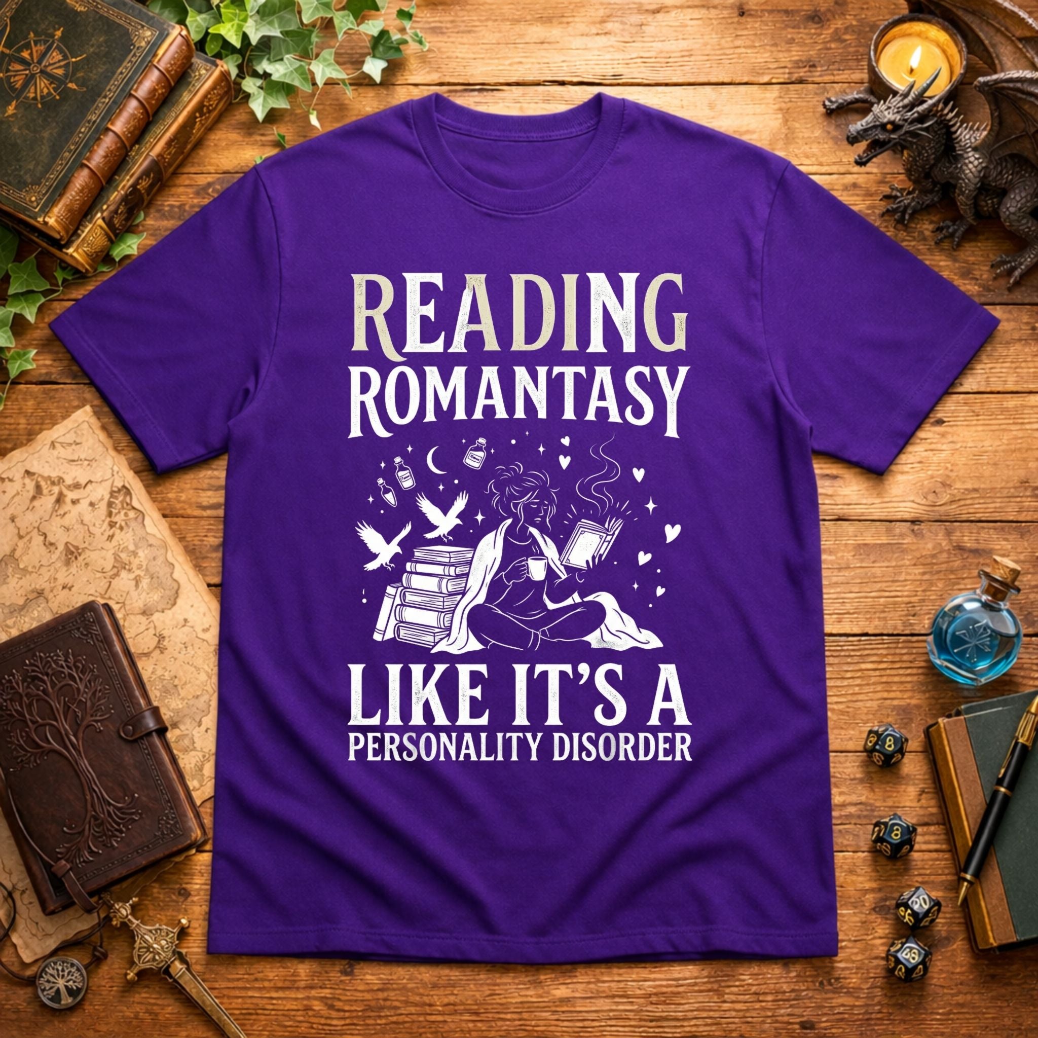 Reading Romantasy T-Shirt