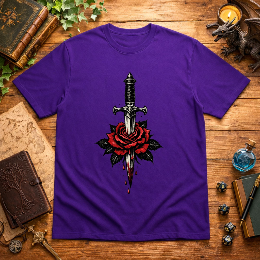 Sword Through Rose T-Shirt